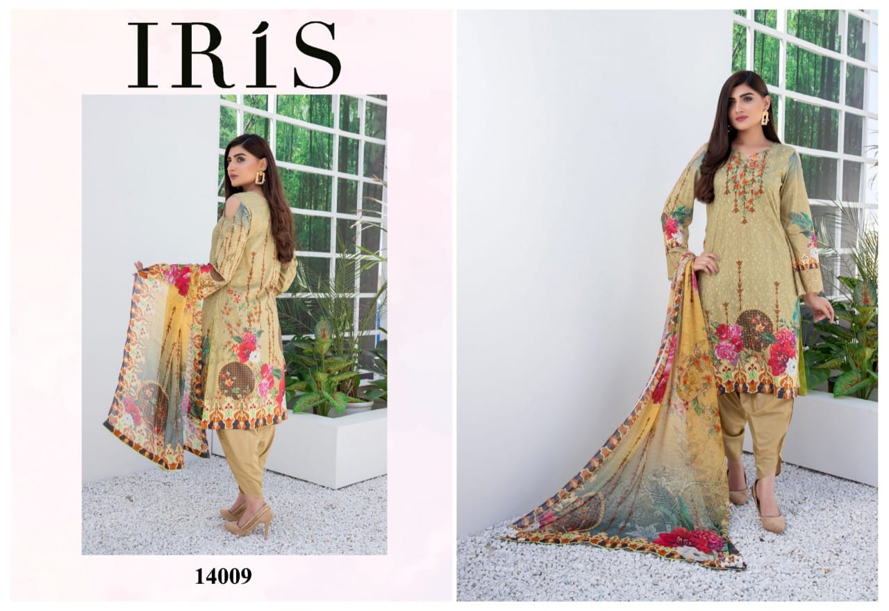Iris  Vol 14 Classic Collection  Karachi Dress  Buy Karachi Cotton Dress Material Catalog