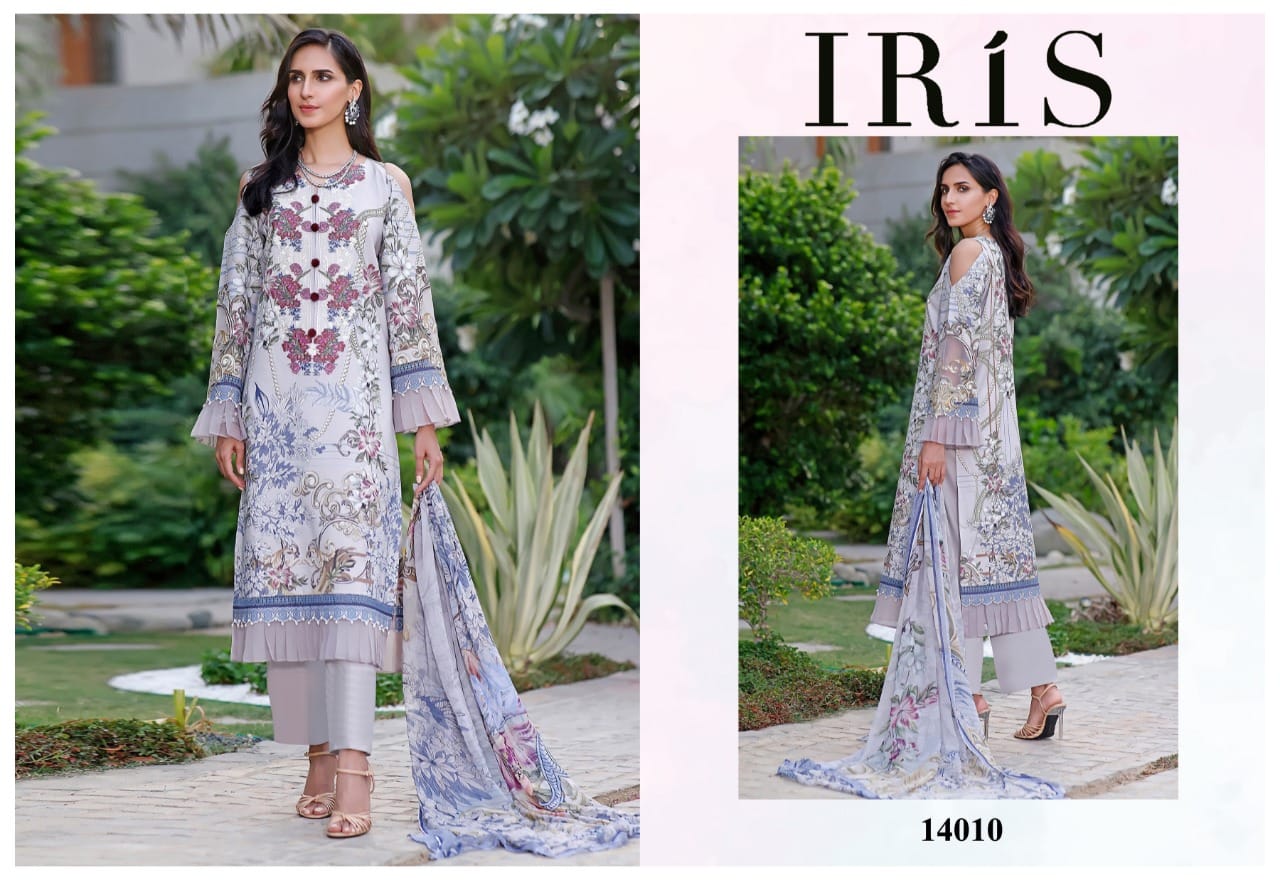 Iris  Vol 14 Classic Collection  Karachi Dress  Buy Karachi Cotton Dress Material Catalog