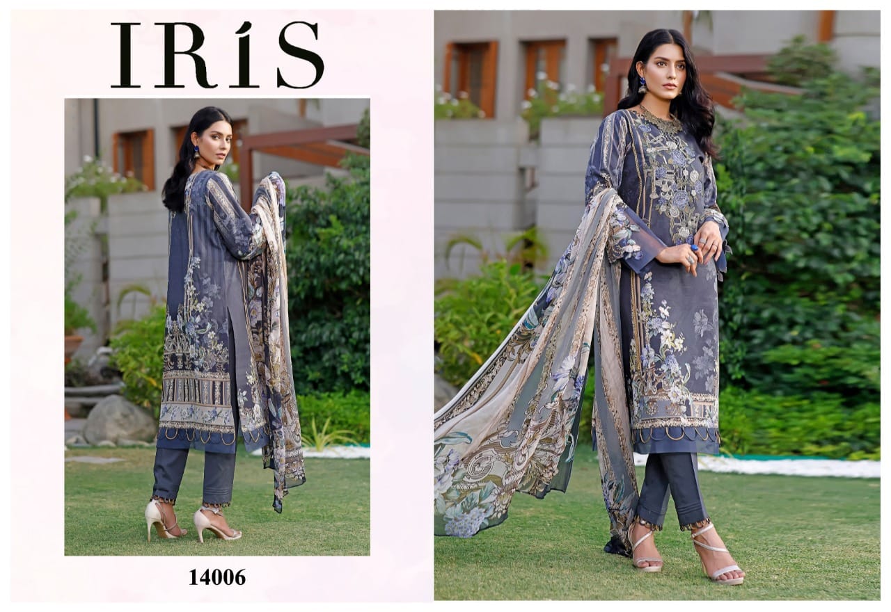 Iris  Vol 14 Classic Collection  Karachi Dress  Buy Karachi Cotton Dress Material Catalog