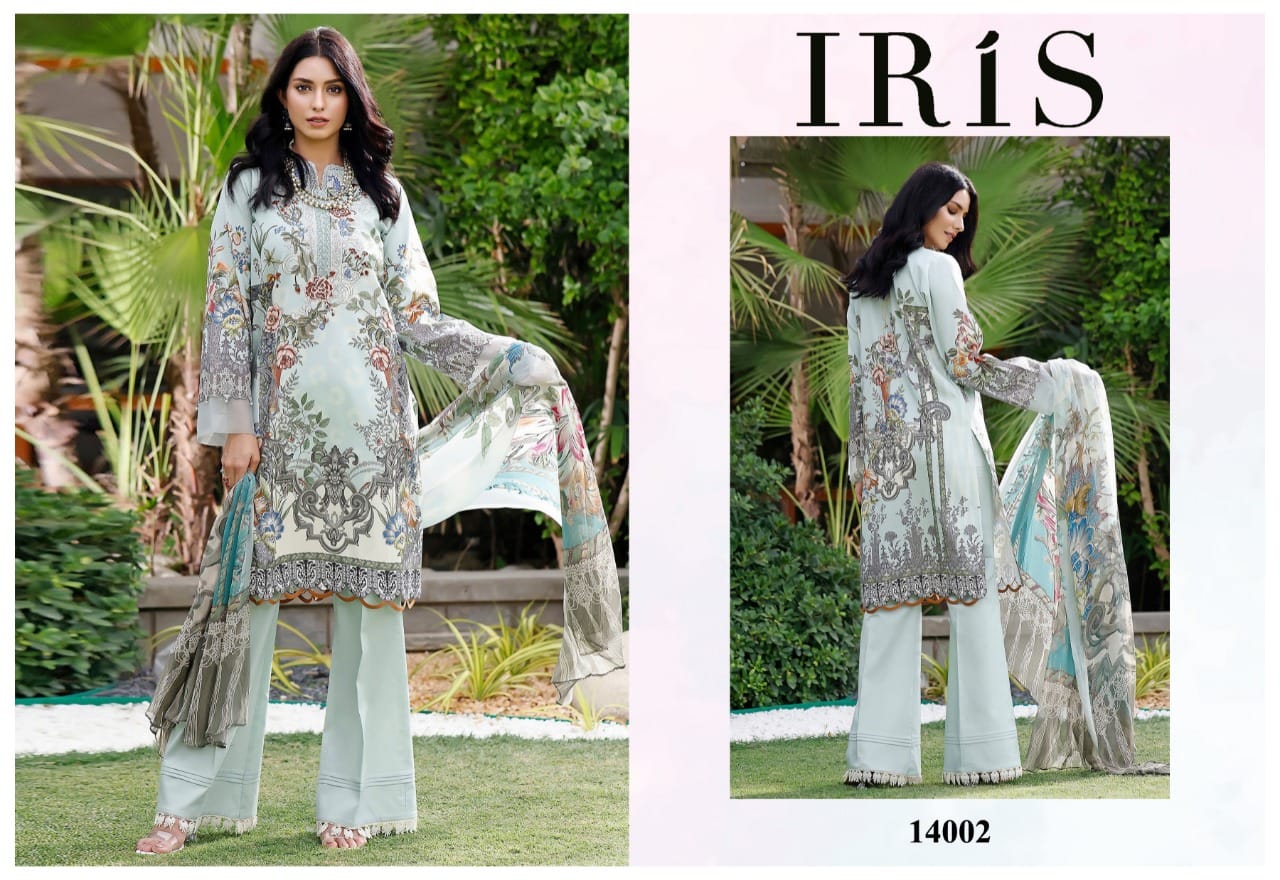 Iris  Vol 14 Classic Collection  Karachi Dress  Buy Karachi Cotton Dress Material Catalog