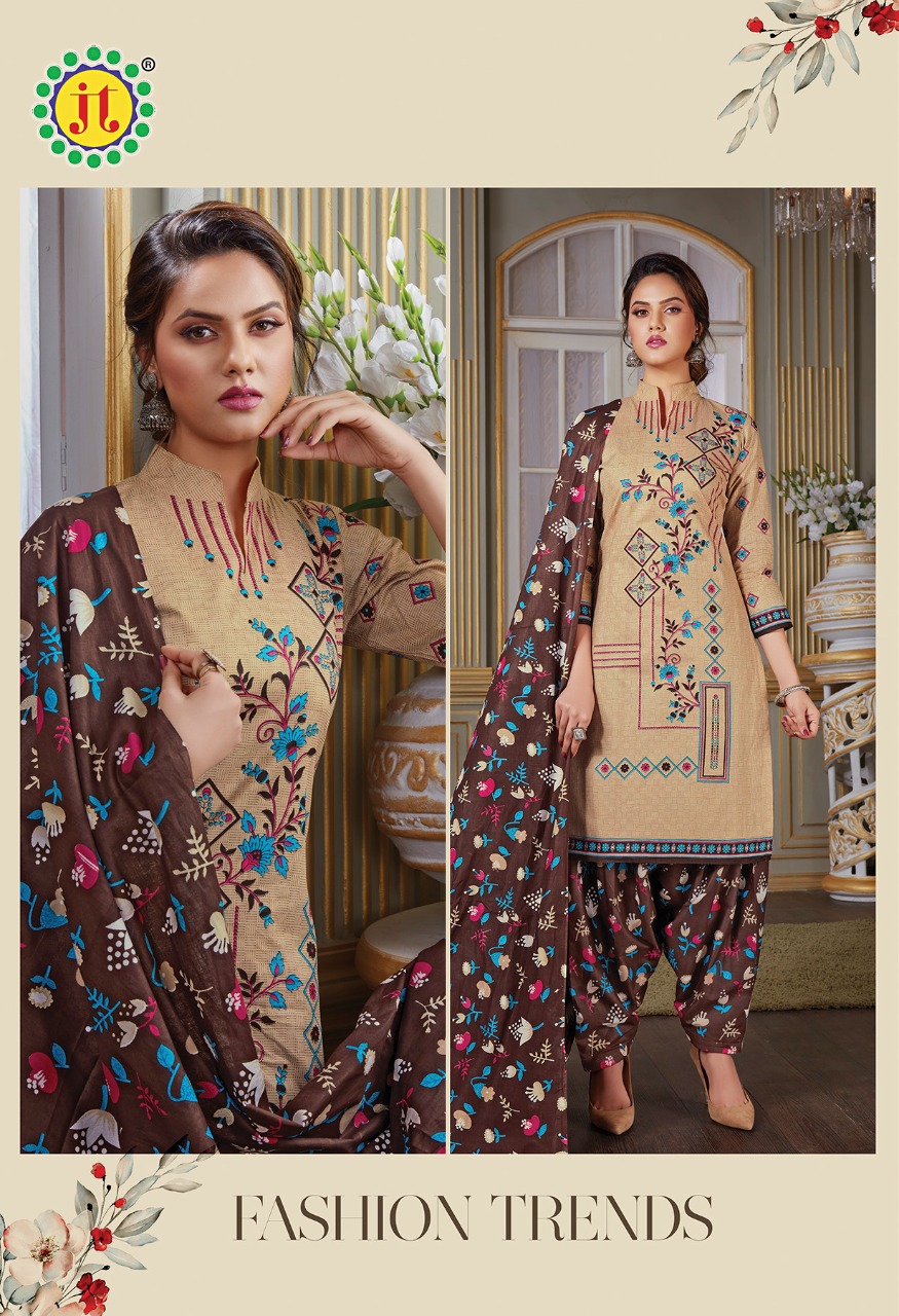 Jt Avantika Vol  15 Printed Cotton Dress Material Catalog