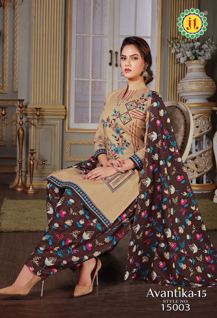 Jt Avantika Vol  15 Printed Cotton Dress Material Catalog