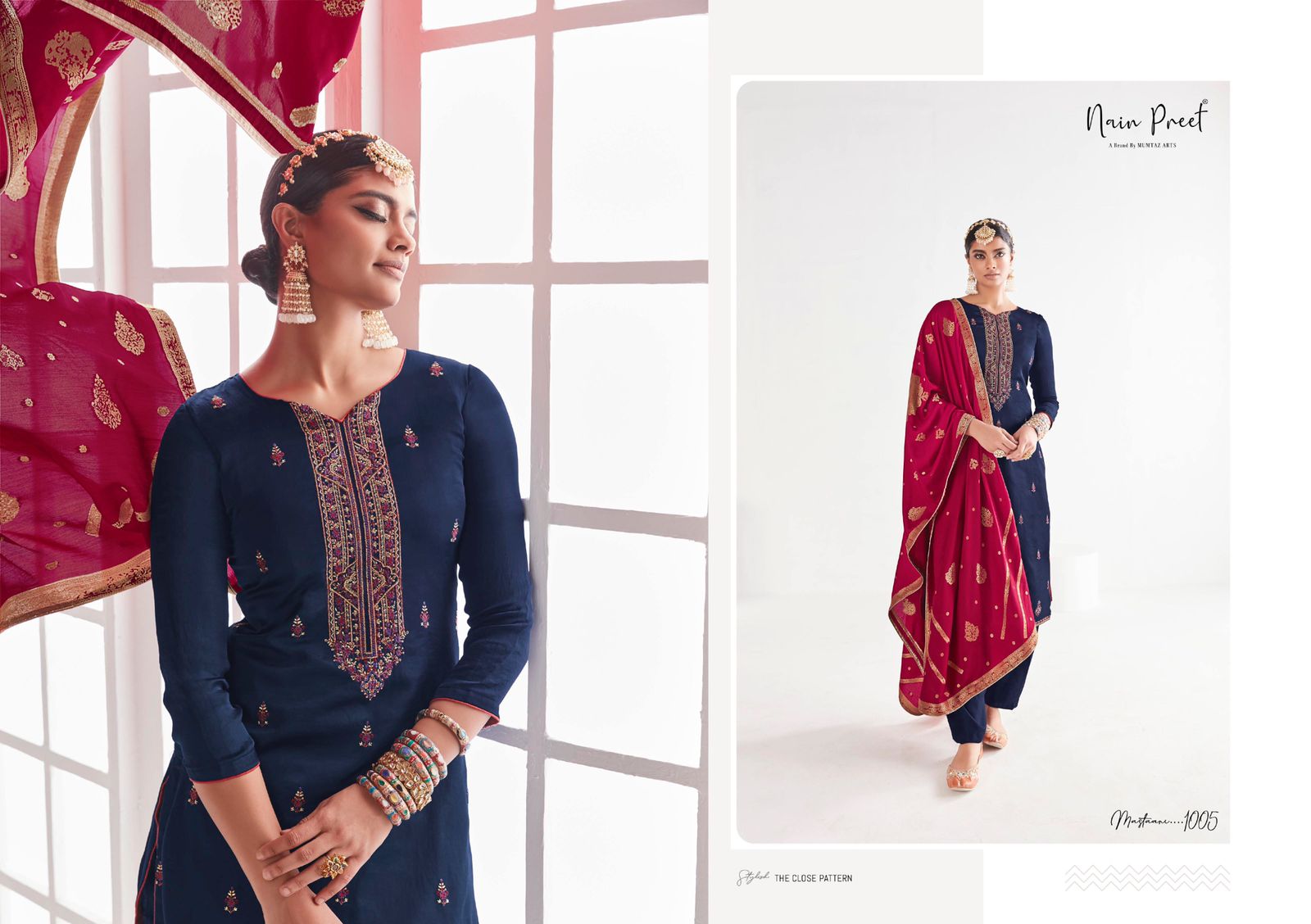 Mumtaz Arts Nain Preet Mastaani Designer Salwar Kameezdesigner Salwar Suits Catalog