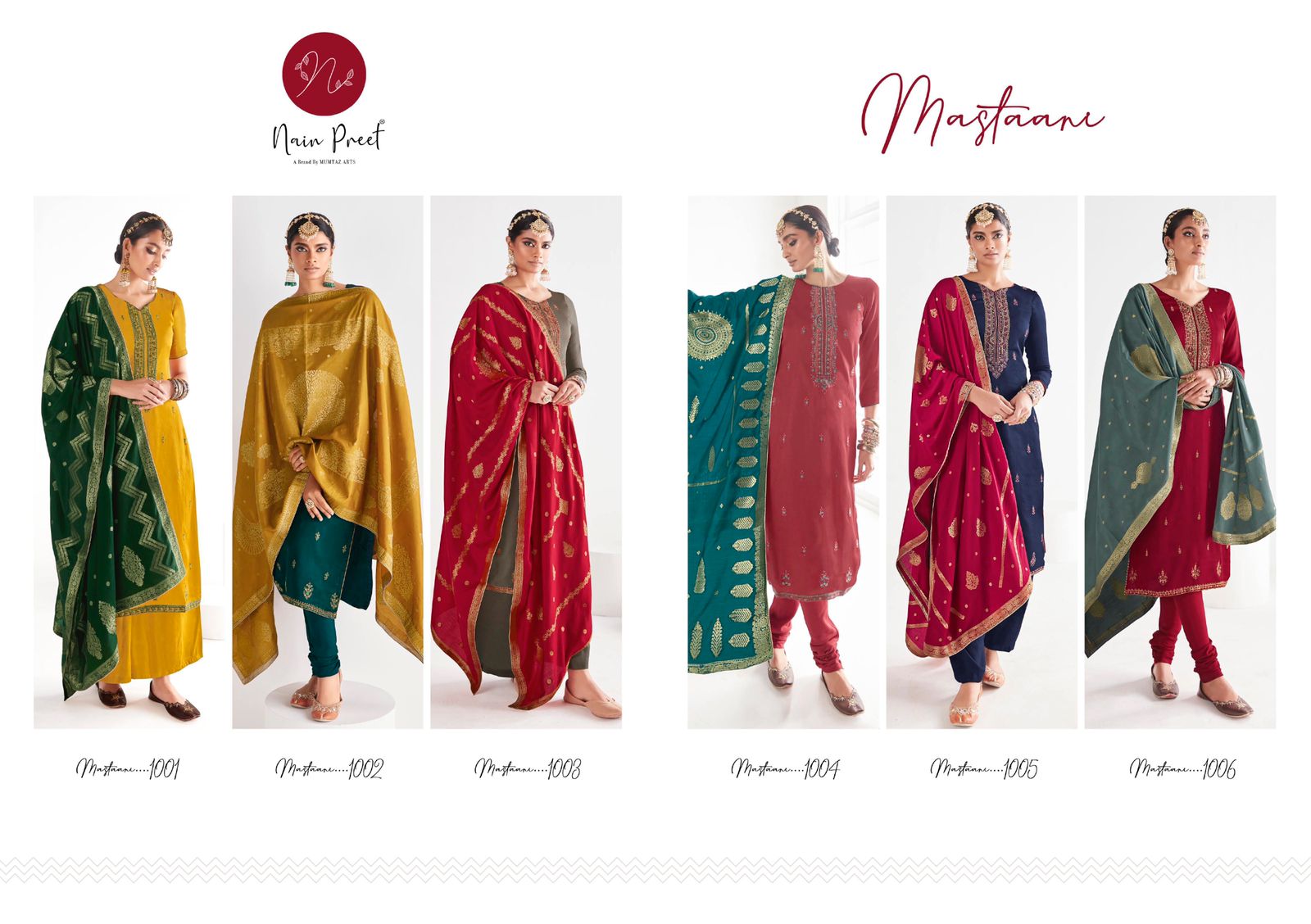 Mumtaz Arts Nain Preet Mastaani Designer Salwar Kameezdesigner Salwar Suits Catalog