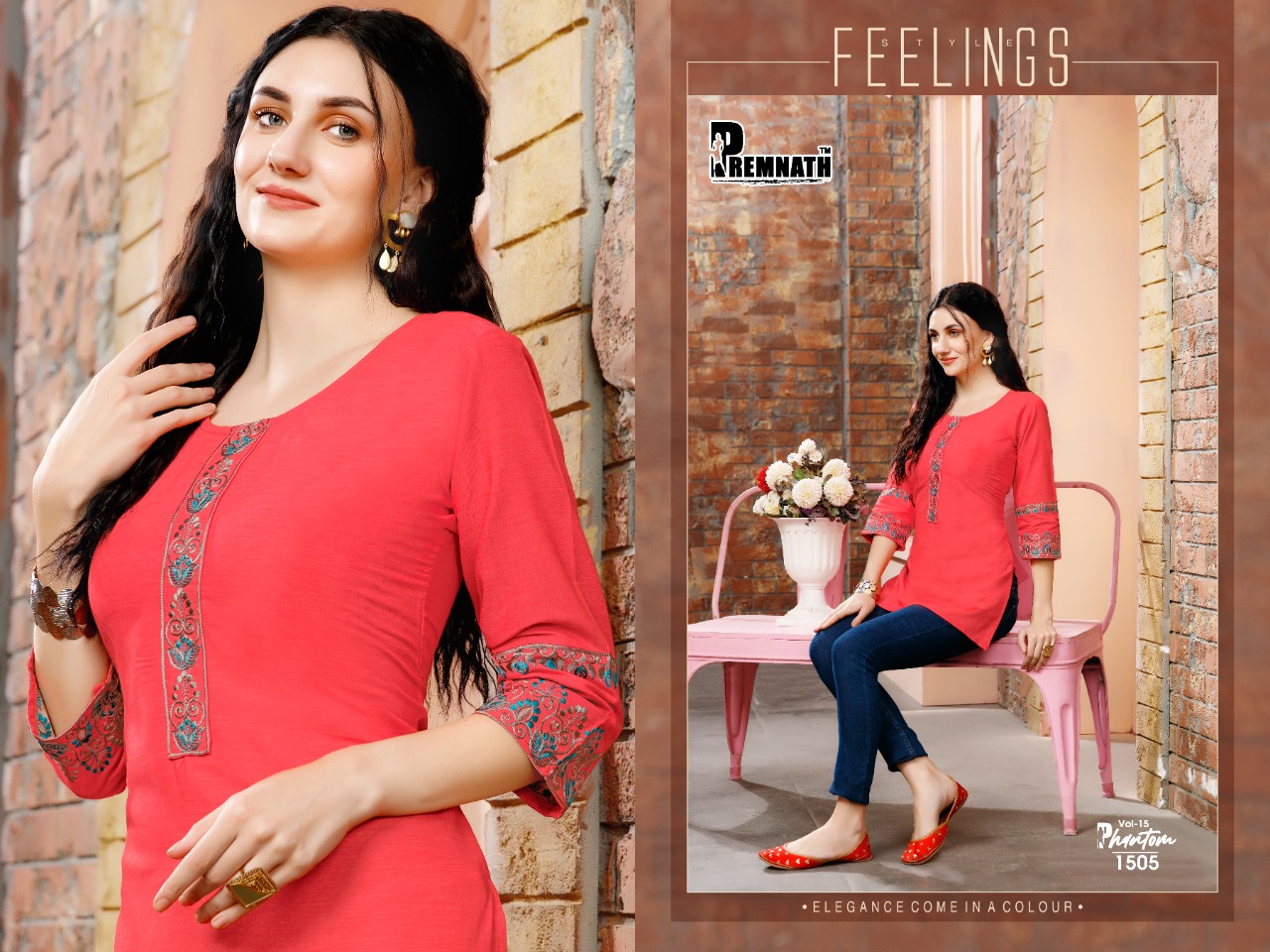 Premnath Phantom  Vol 15 Fancy Wear Ladies Top Catalog