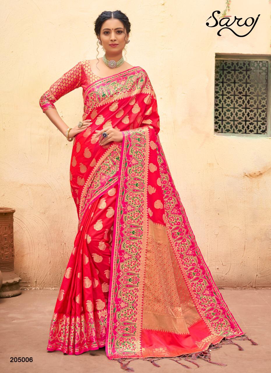 Saroj Noorjaha Festive Wear Silk Saree Catalog
