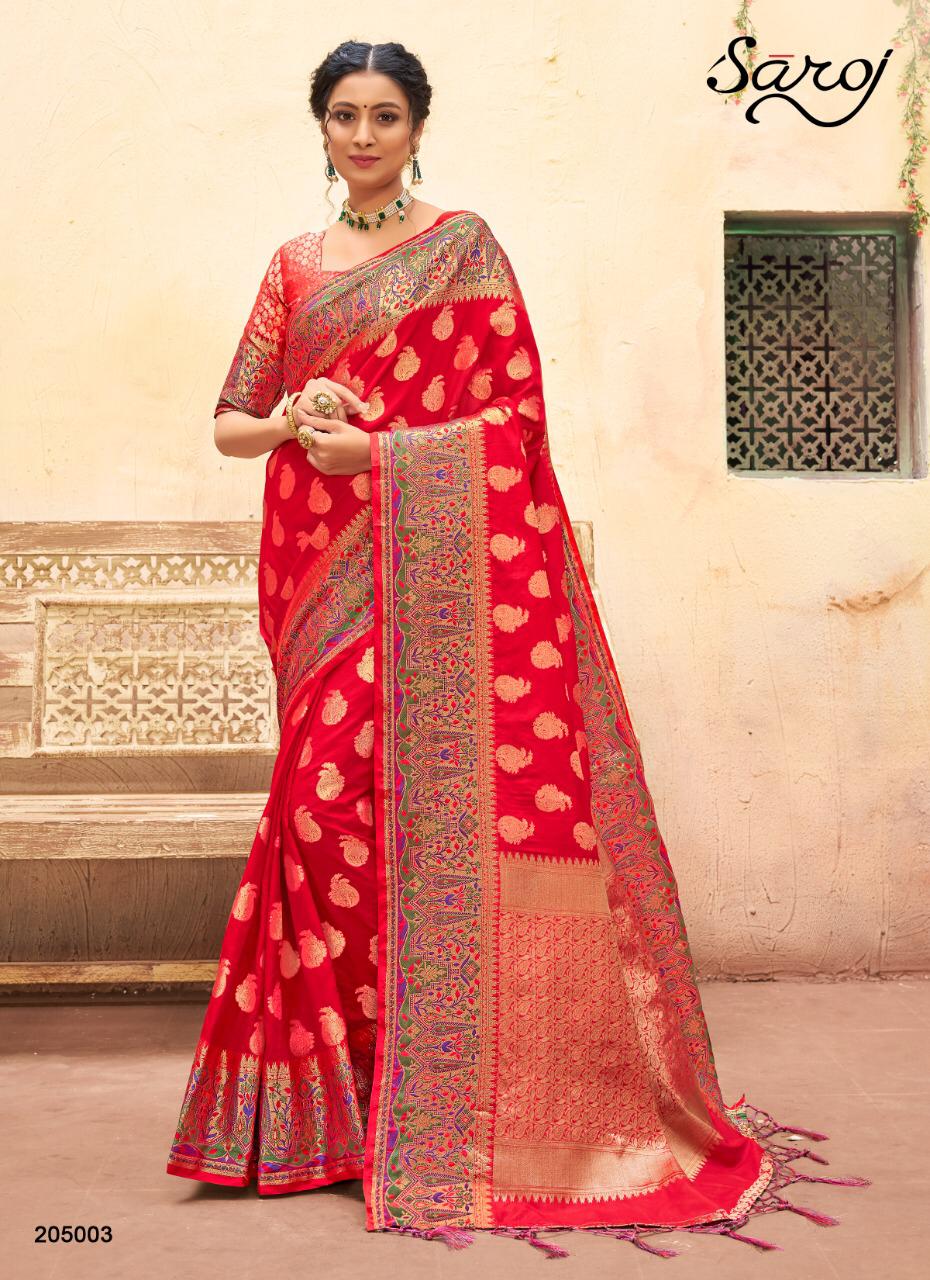 Saroj Noorjaha Festive Wear Silk Saree Catalog