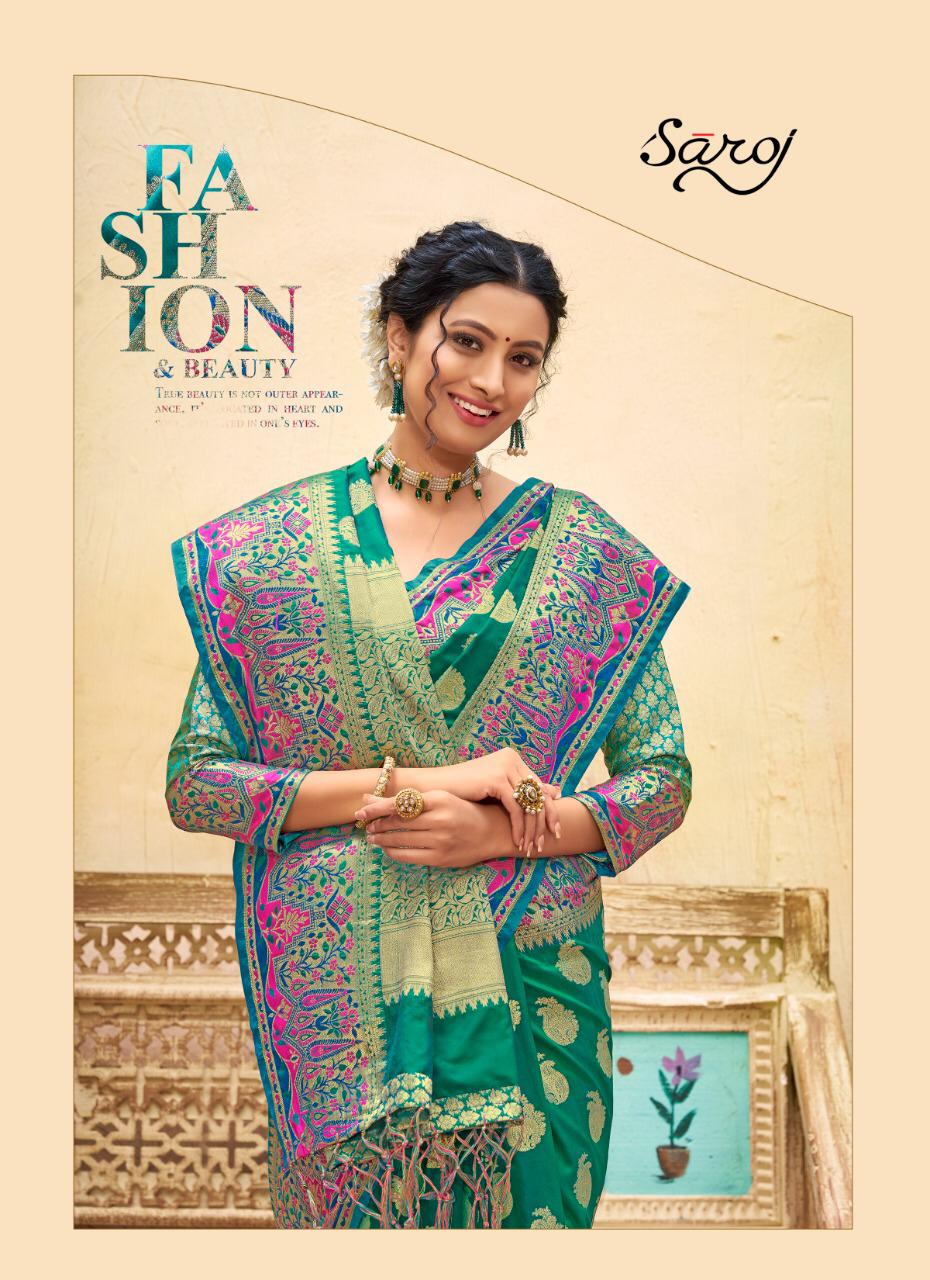 Saroj Noorjaha Festive Wear Silk Saree Catalog