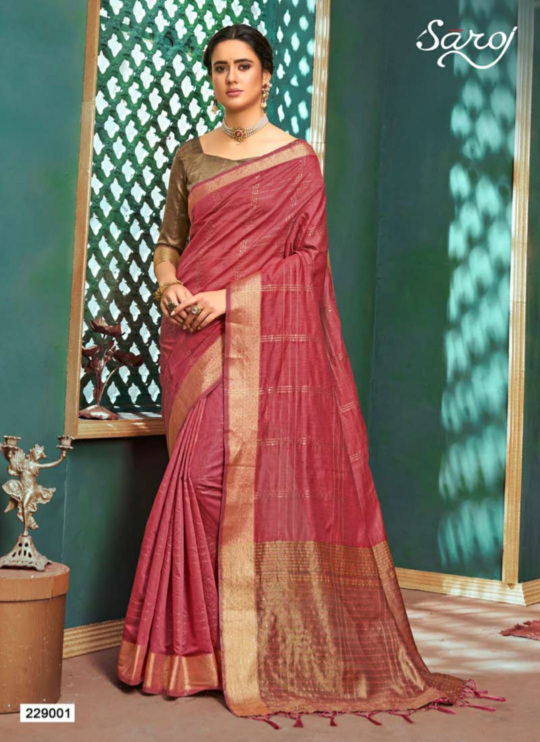 Saroj Ridhi Casual Wear Cotton Silk Saree Catalog