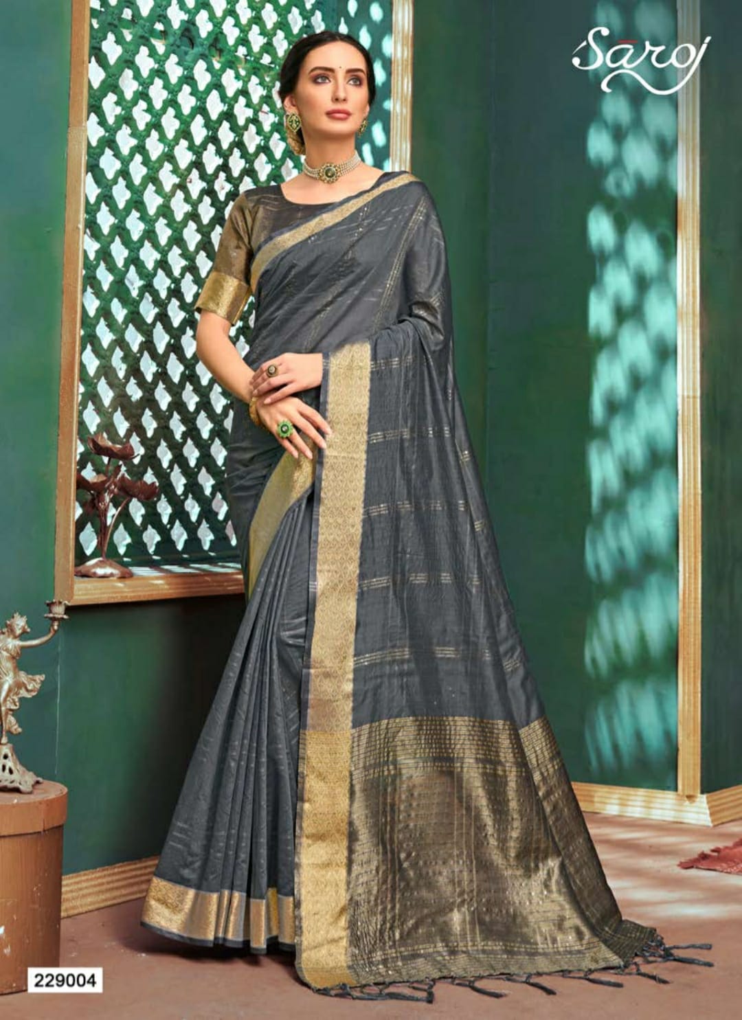 Saroj Ridhi Casual Wear Cotton Silk Saree Catalog