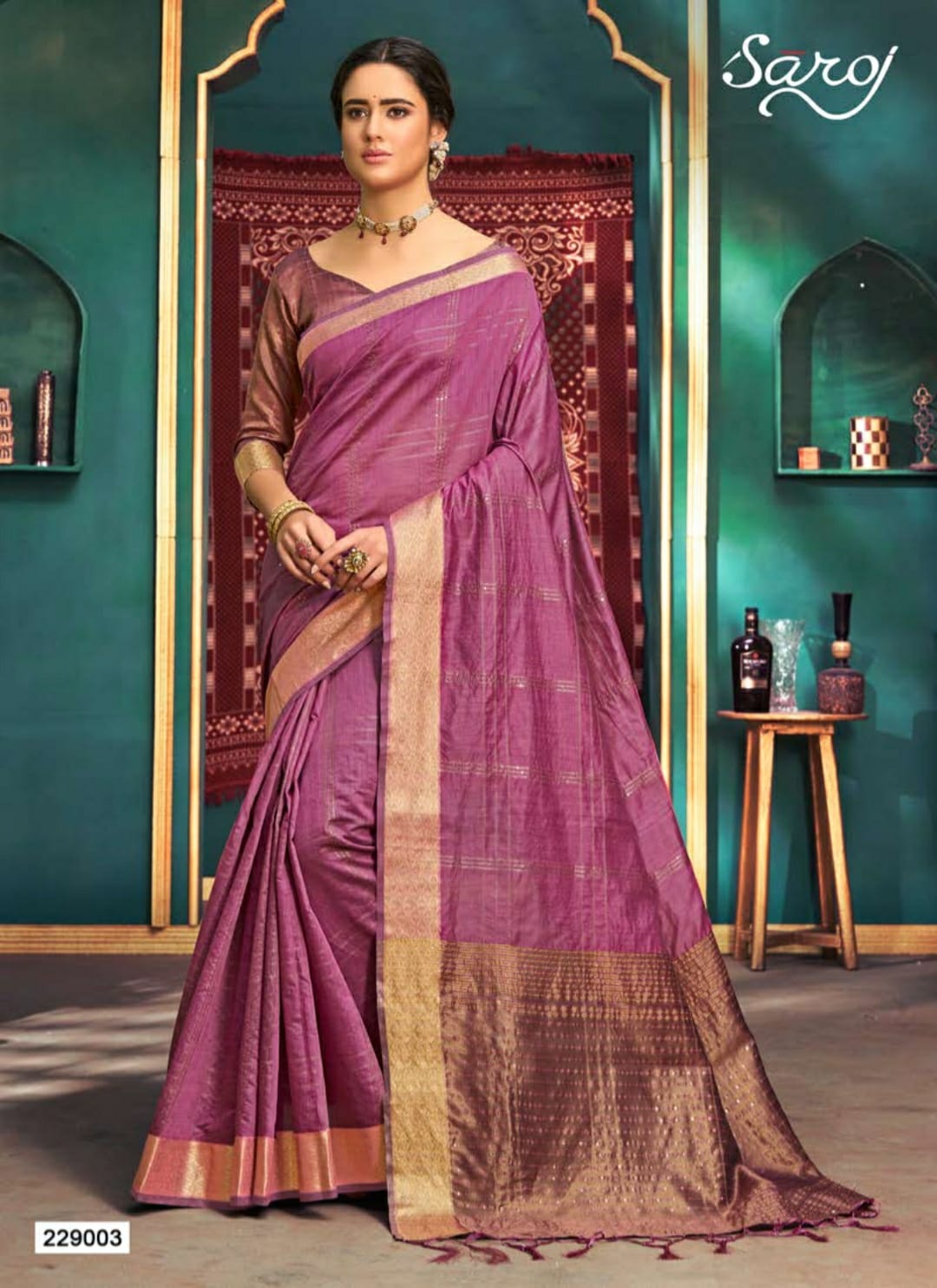 Saroj Ridhi Casual Wear Cotton Silk Saree Catalog