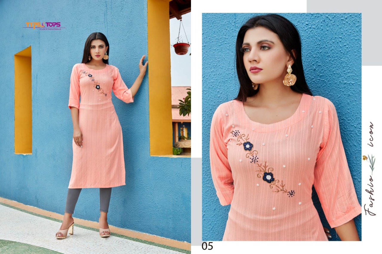 Tips & Tops Vastra  Vol 2 Designer Festive Wear Kurti Catalog