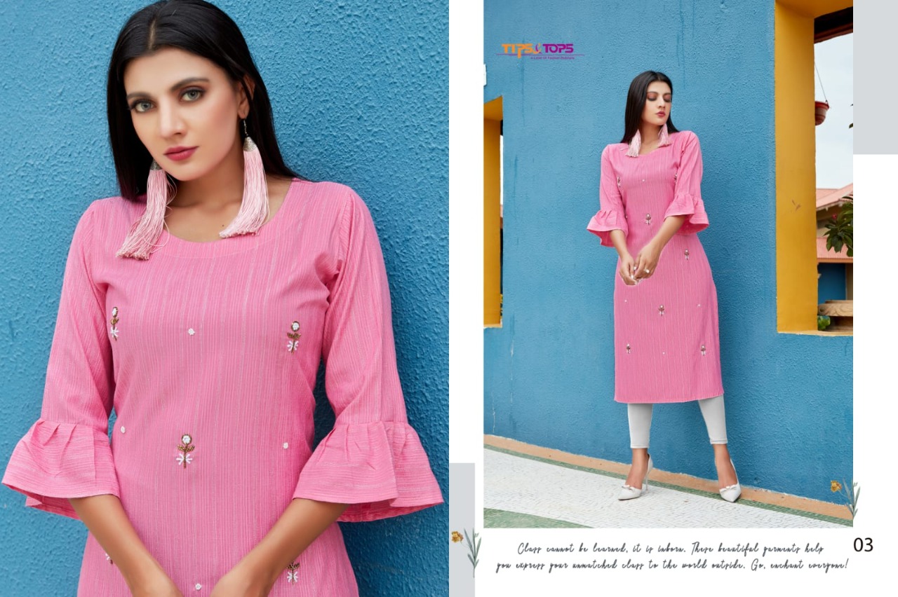 Tips & Tops Vastra  Vol 2 Designer Festive Wear Kurti Catalog