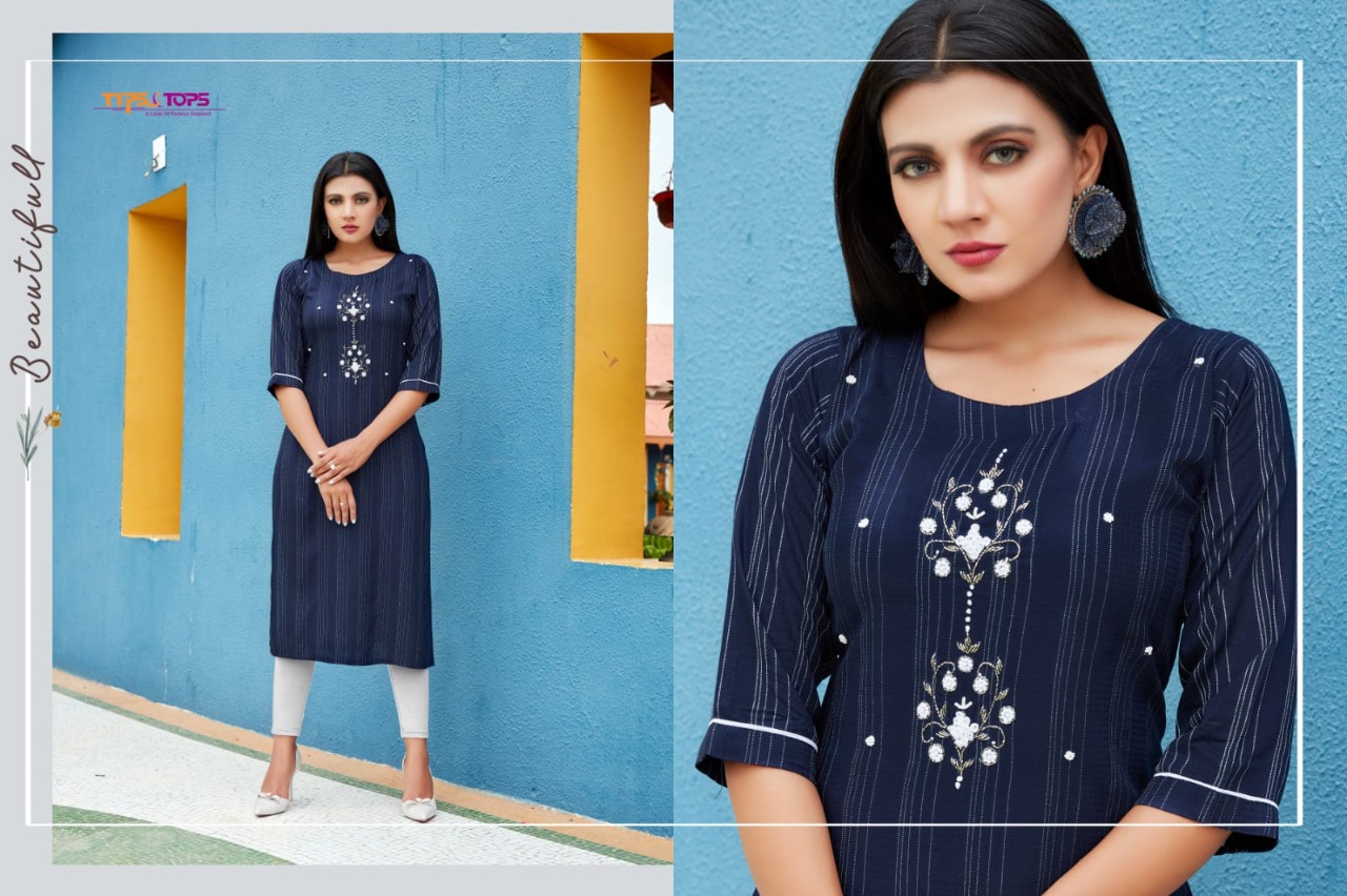 Tips & Tops Vastra  Vol 2 Designer Festive Wear Kurti Catalog