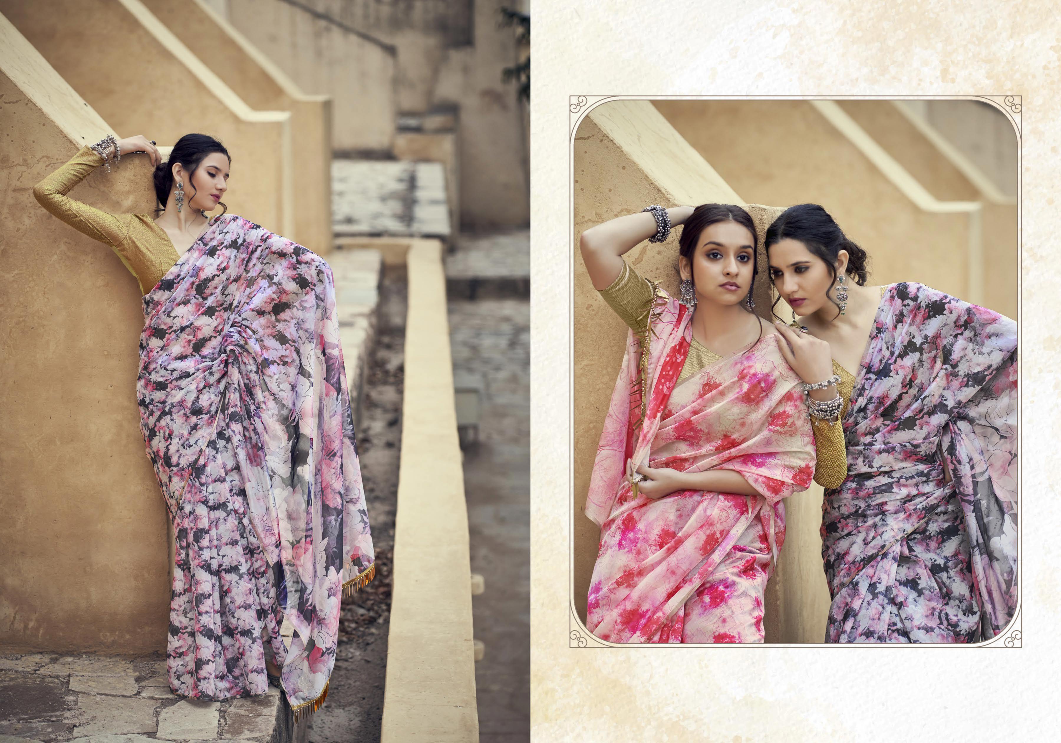 Ynf Virasart Fancy Wear Organza Saree Catalog
