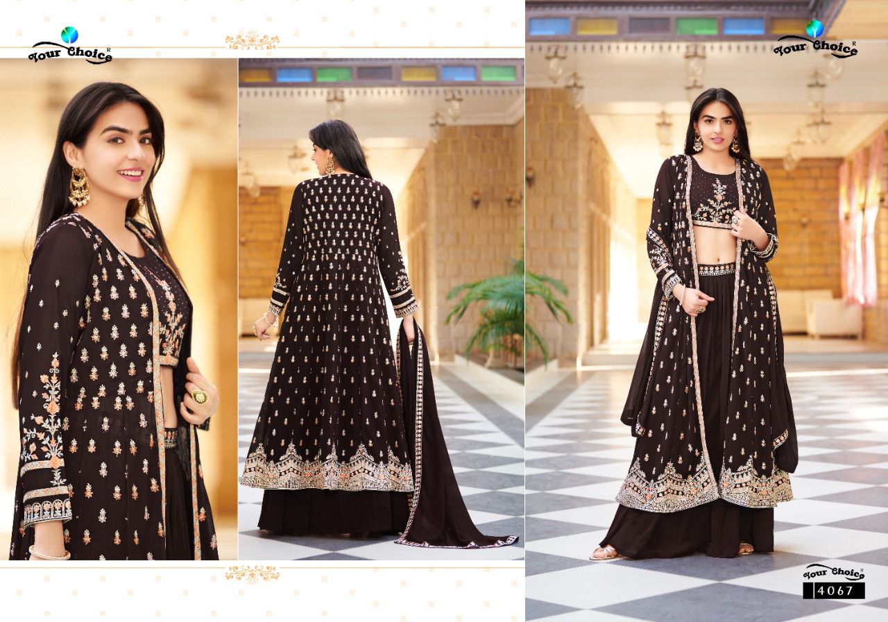 Your Choice Gucee Vol  2 Georgette Wear Designer Salwar Kameez Buy Wholesale Salwar Kameez In Surat