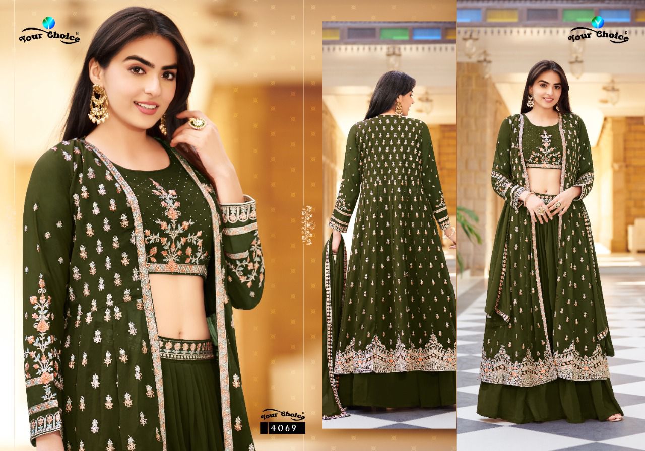 Your Choice Gucee Vol  2 Georgette Wear Designer Salwar Kameez Buy Wholesale Salwar Kameez In Surat
