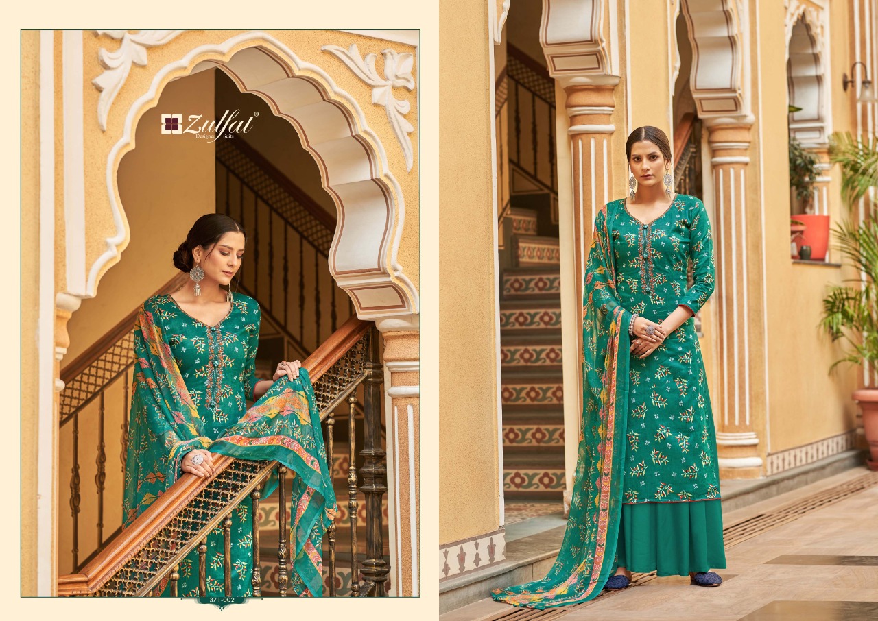 Zulfat Natasha Pure Jam Cotton Dress Meterial For Daily Wear Catalog