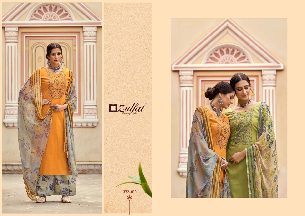 Zulfat Simran Vol  2 Beautiful Cotton Embroidery  Drees Material Catalog