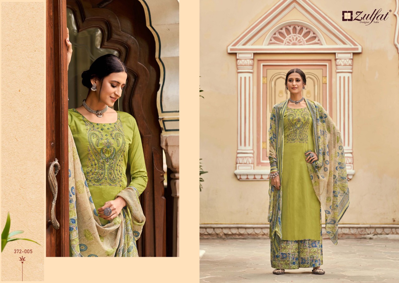 Zulfat Simran Vol  2 Beautiful Cotton Embroidery  Drees Material Catalog