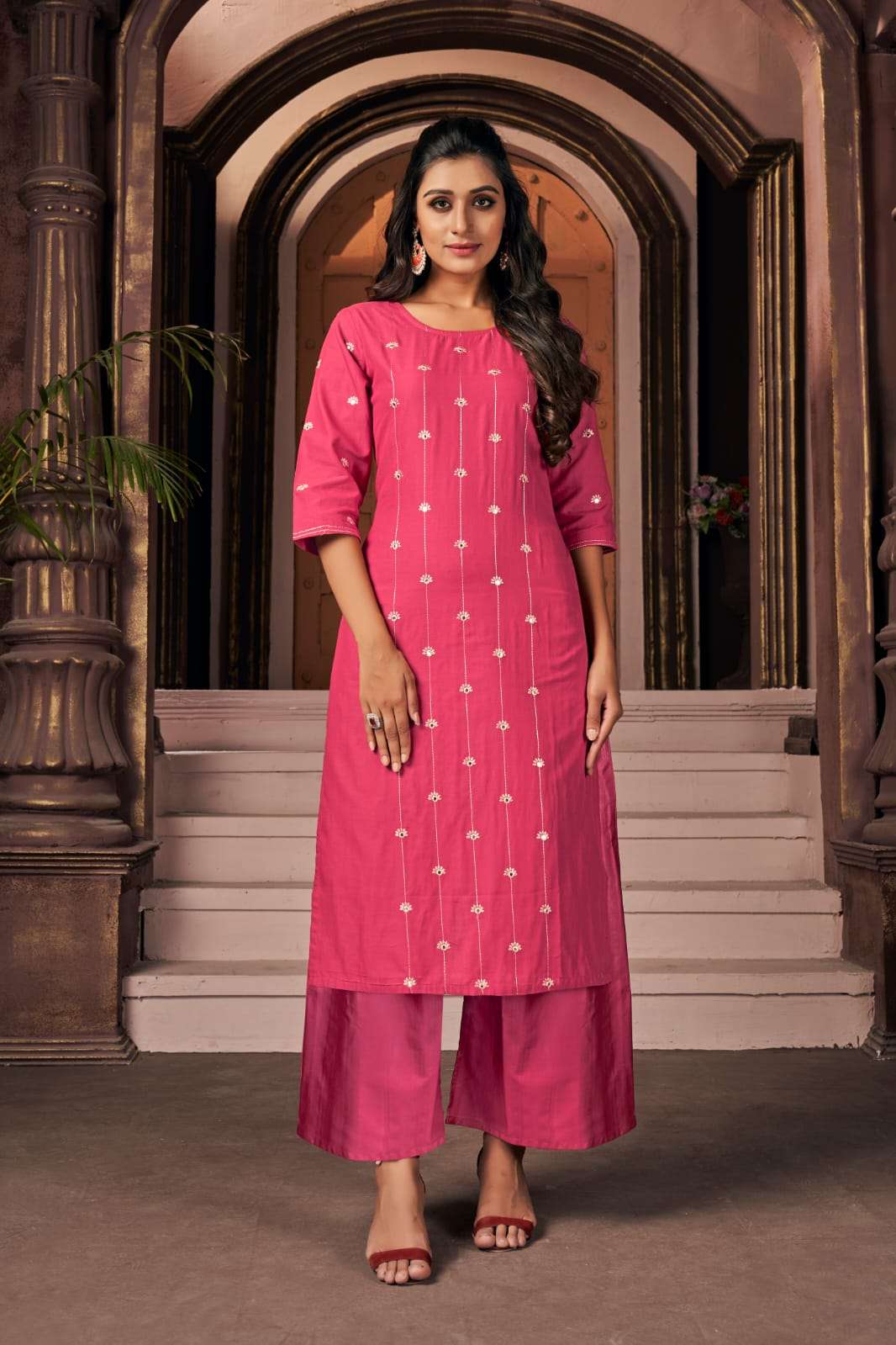 Banwery Srivalli Cotton Ethnic Kurti With bottom catalog