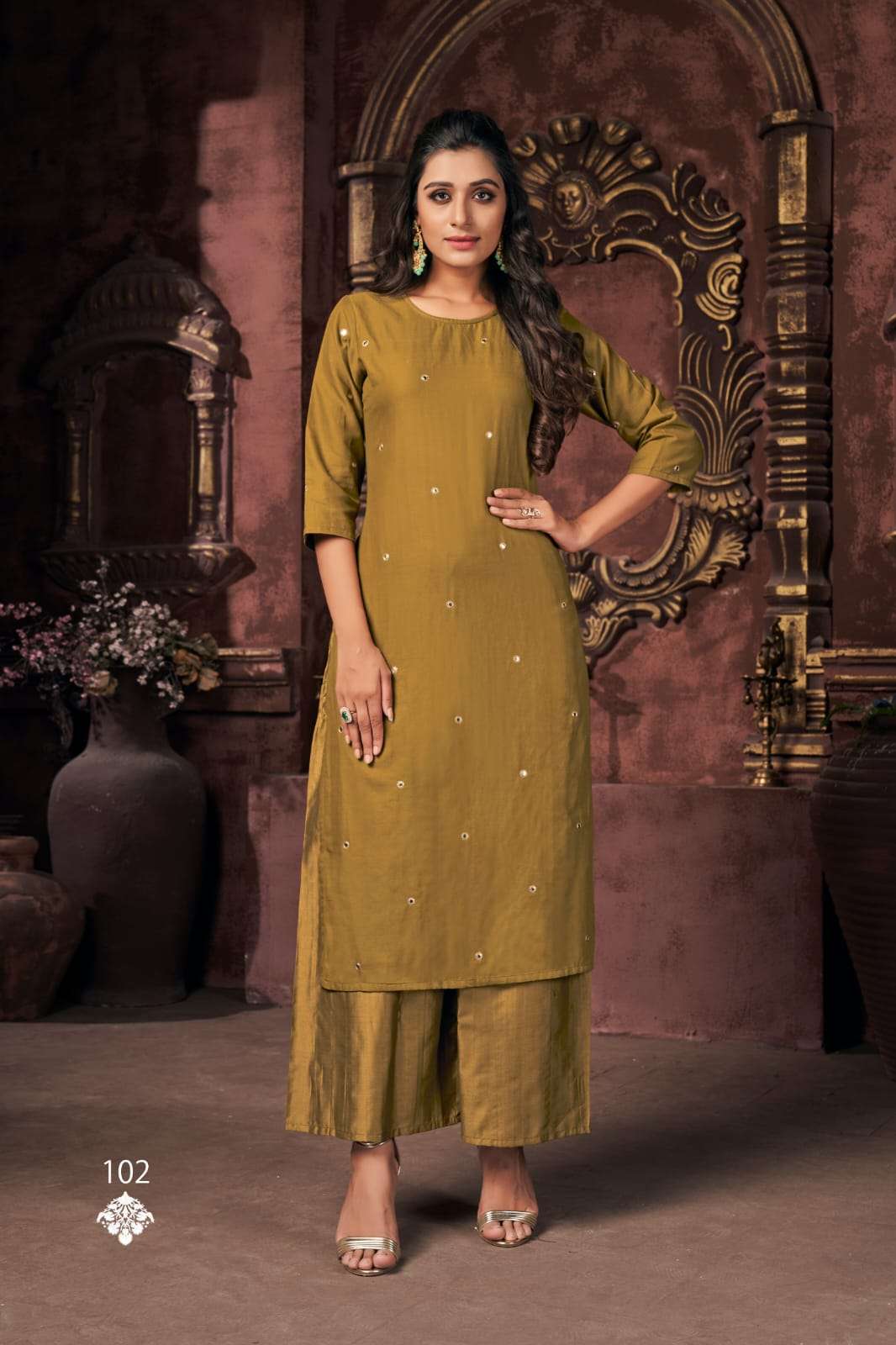 Banwery Srivalli Cotton Ethnic Kurti With bottom catalog