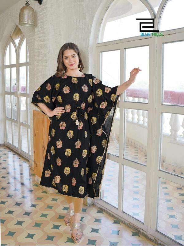 Blue Hills Pushpa Designer  Kaftan Style Kurti catalog