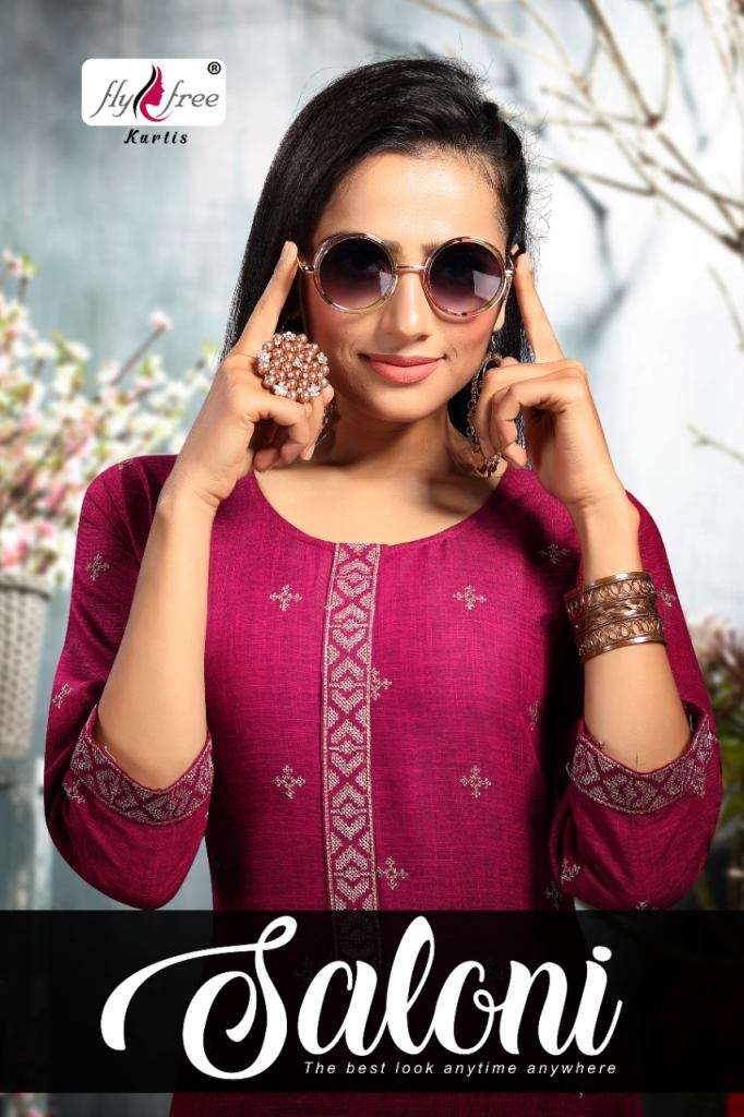  Fly Free Saloni Rayon Kurti with  bottom  Catalog
