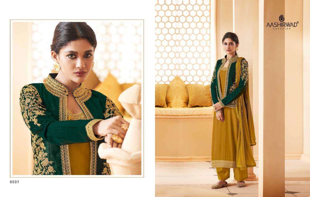Aashirwad Aashi 8530 Catalog Designer Pakistani Salwar Suits