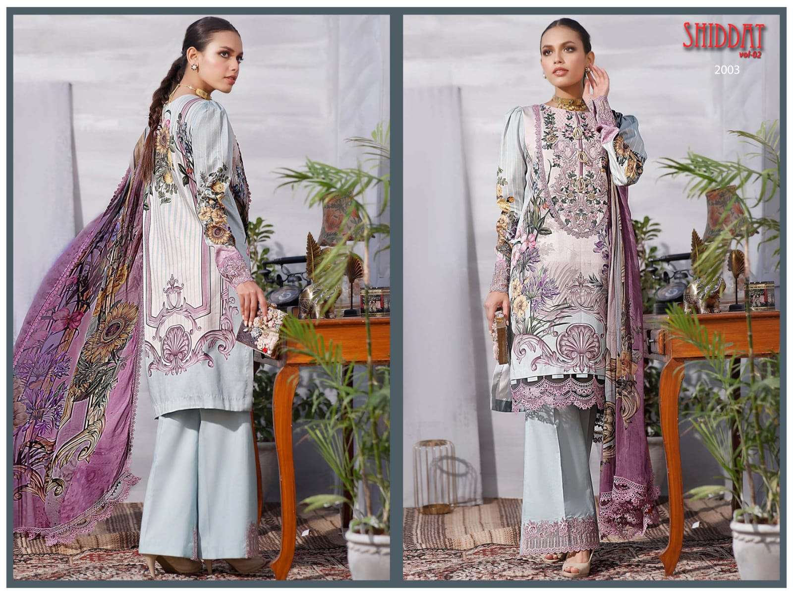 Agha Noor Shiddat  vol 2 catalog  Exclusive Jam Satin Dress Material