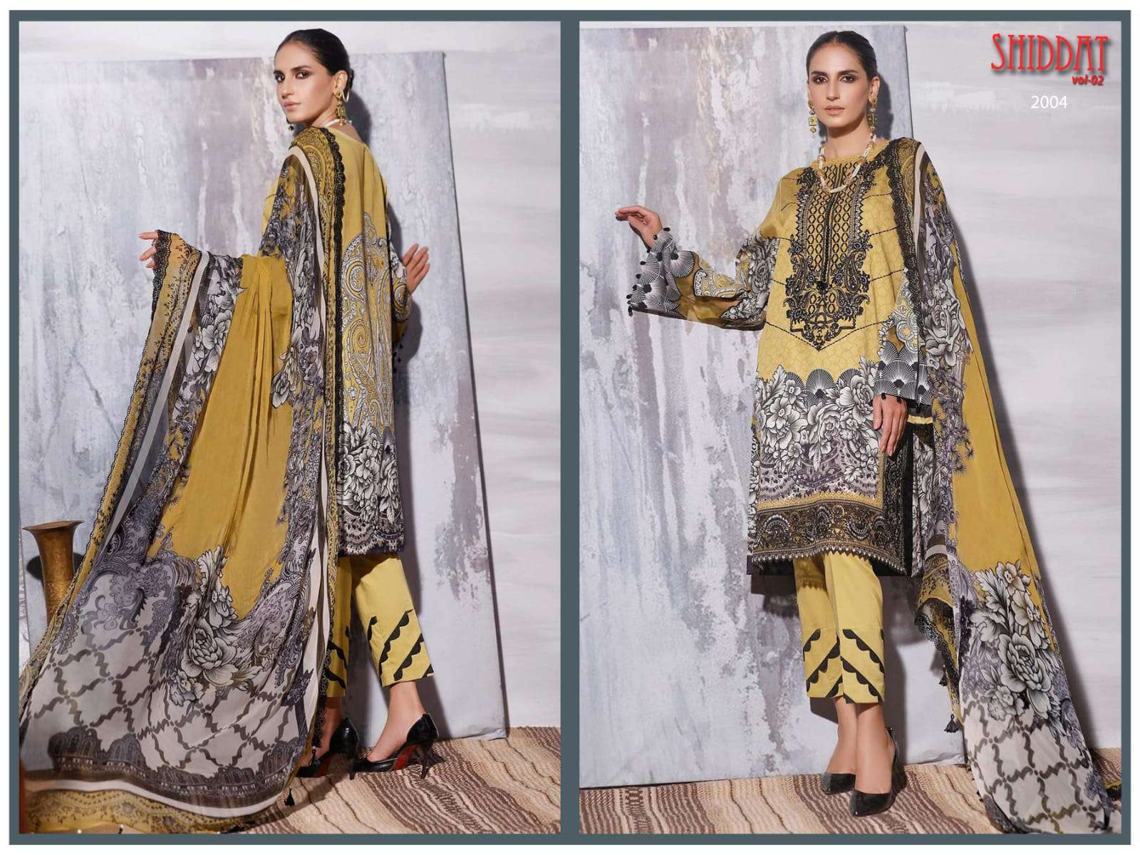 Agha Noor Shiddat  vol 2 catalog  Exclusive Jam Satin Dress Material