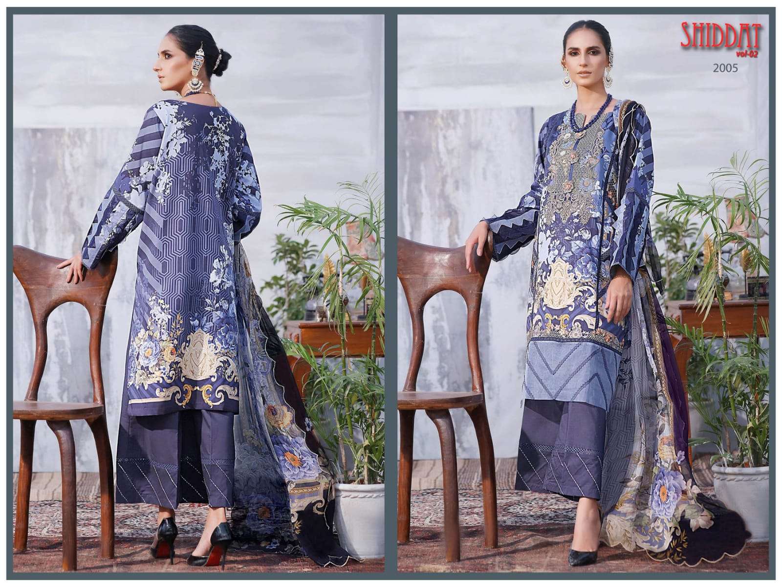 Agha Noor Shiddat  vol 2 catalog  Exclusive Jam Satin Dress Material
