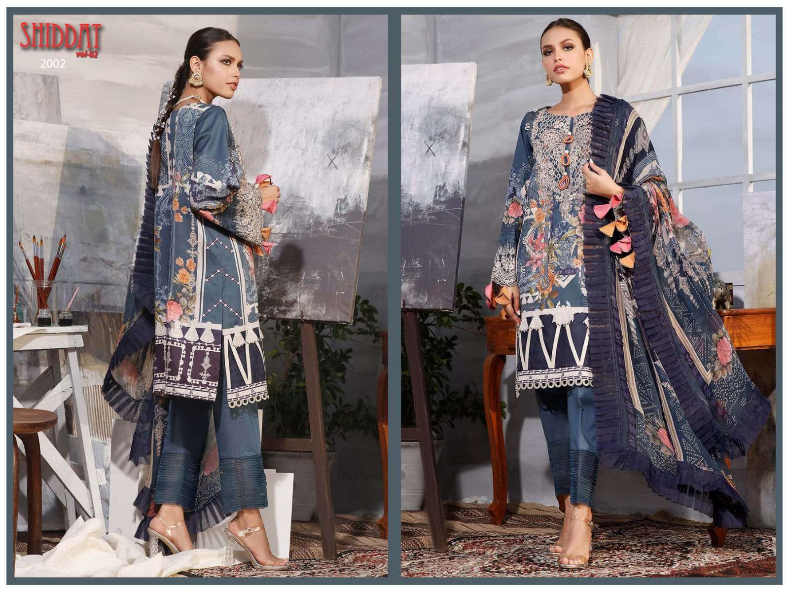 Agha Noor Shiddat  vol 2 catalog  Exclusive Jam Satin Dress Material