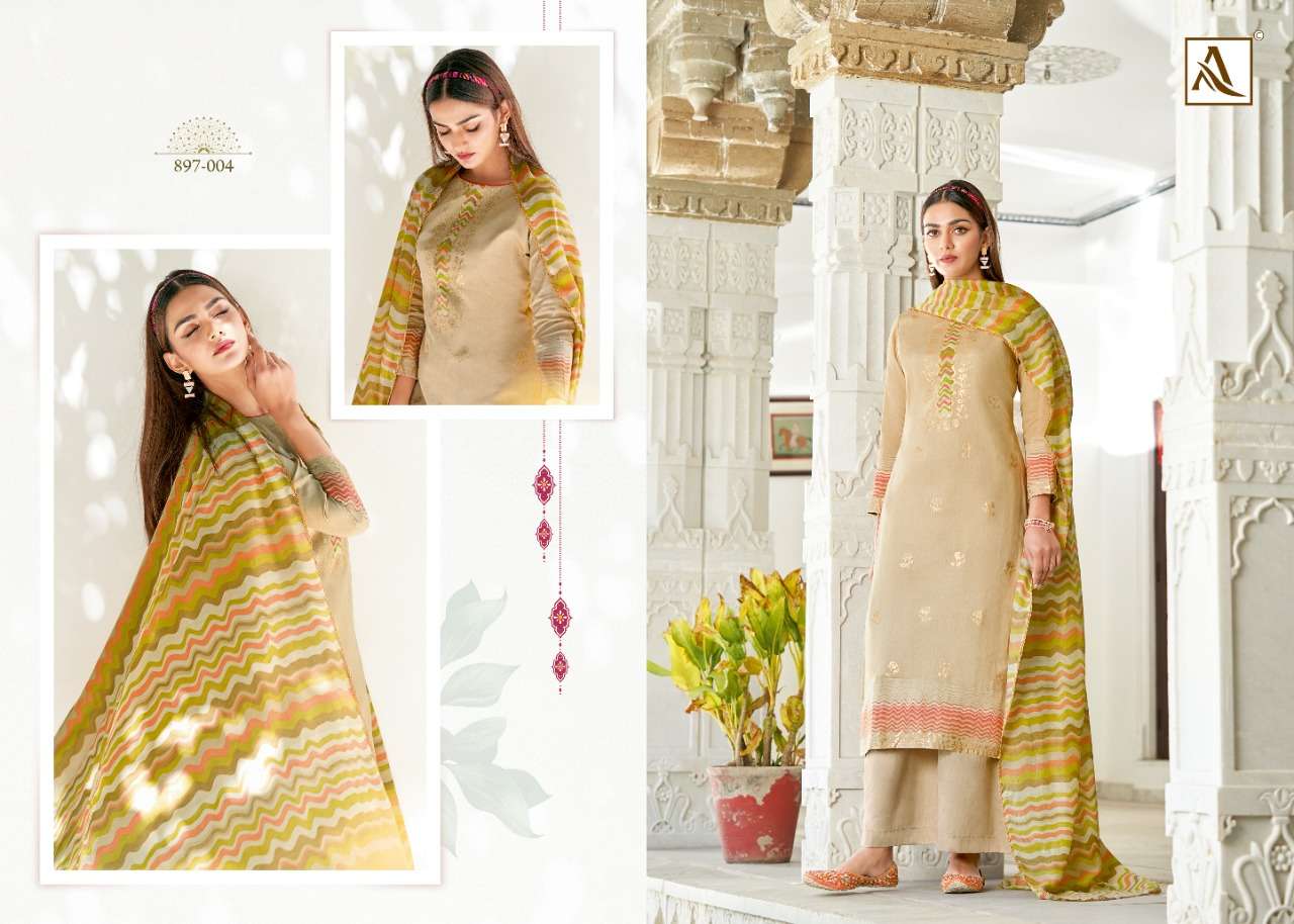 Alok Golden Girl Catalog Pure Jam Cotton Fancy Designer Dress Materials 