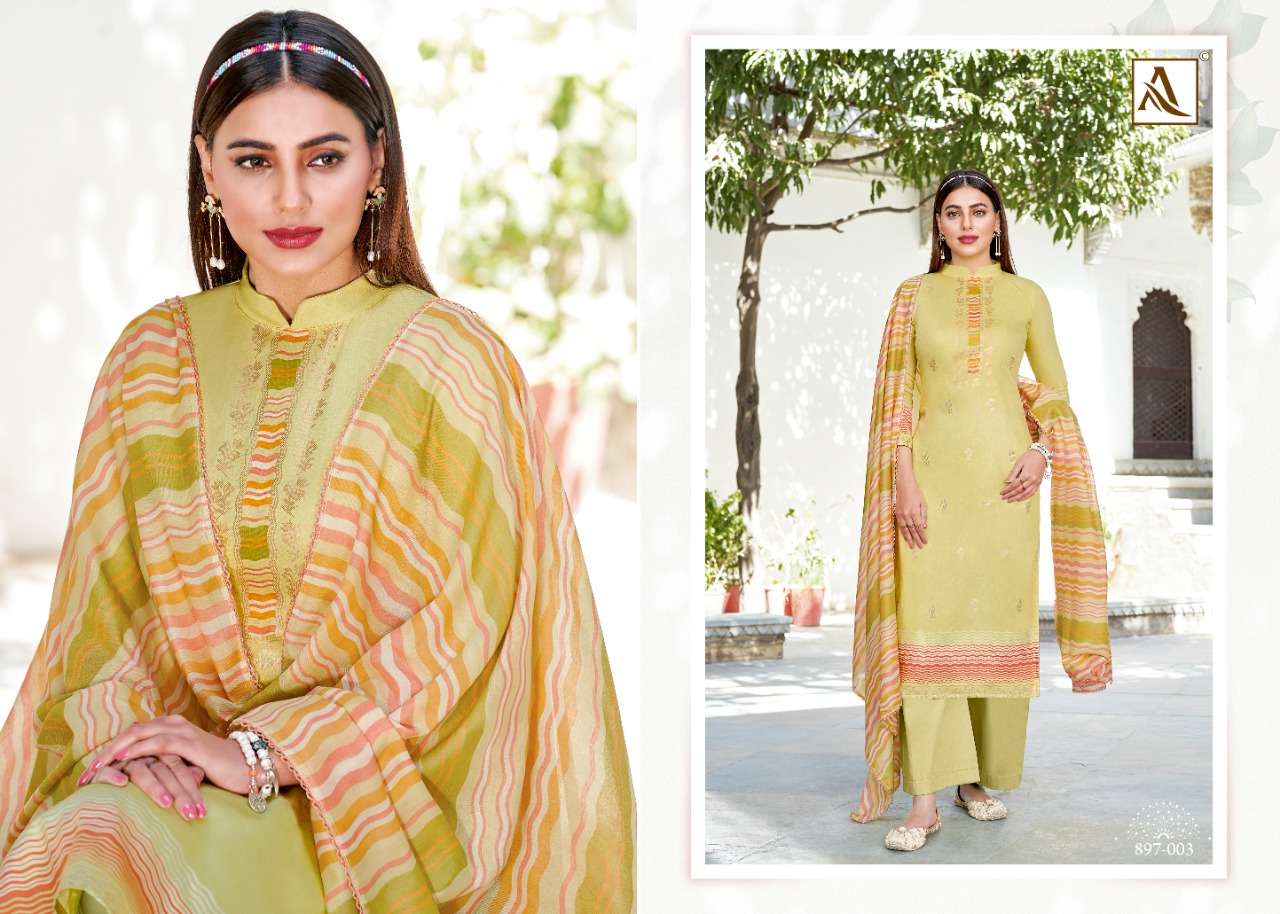 Alok Golden Girl Catalog Pure Jam Cotton Fancy Designer Dress Materials 