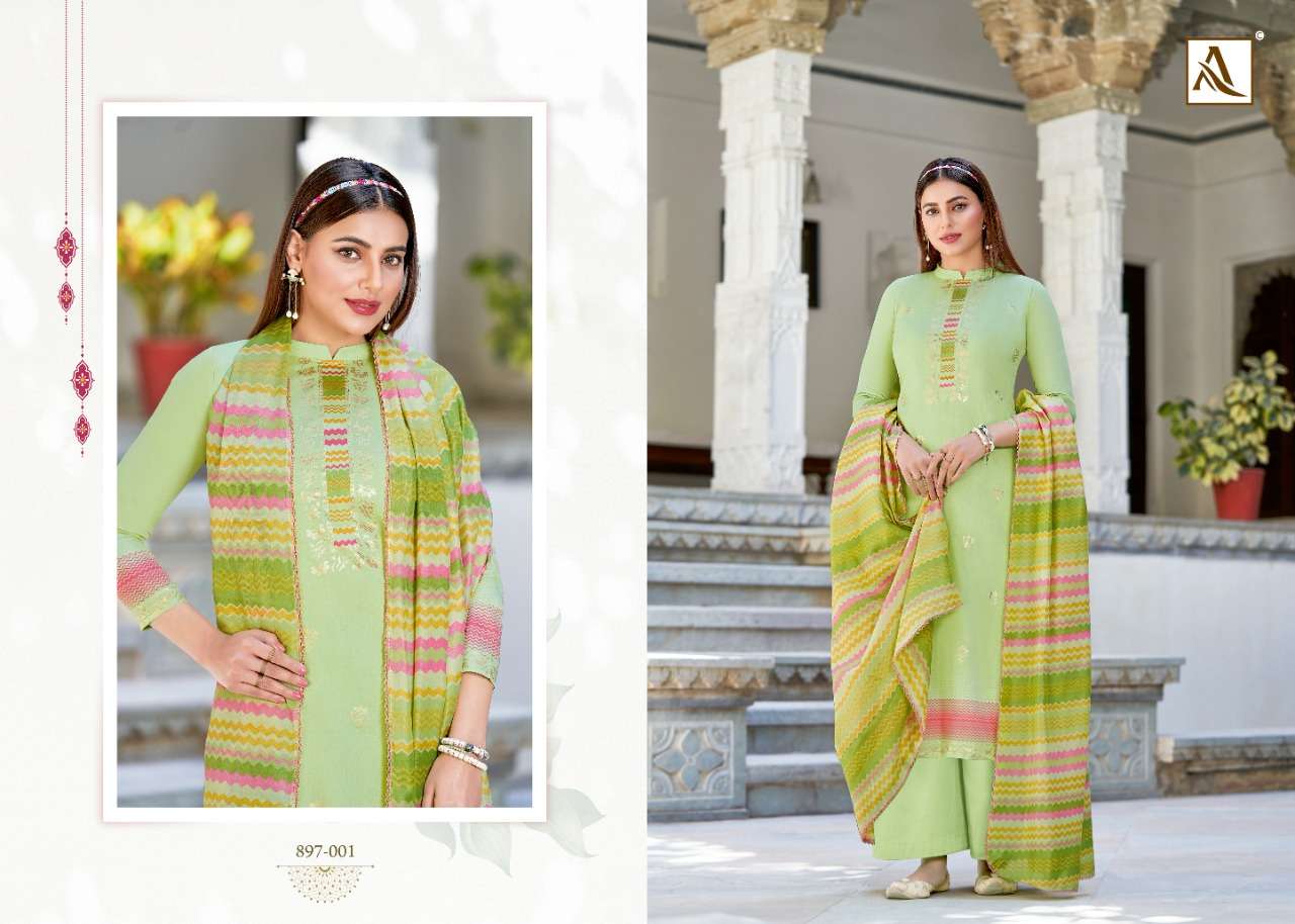 Alok Golden Girl Catalog Pure Jam Cotton Fancy Designer Dress Materials 