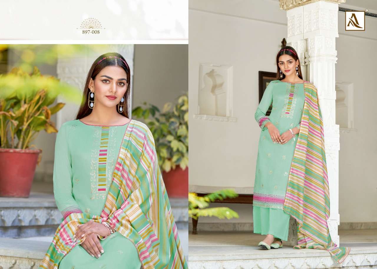 Alok Golden Girl Catalog Pure Jam Cotton Fancy Designer Dress Materials 