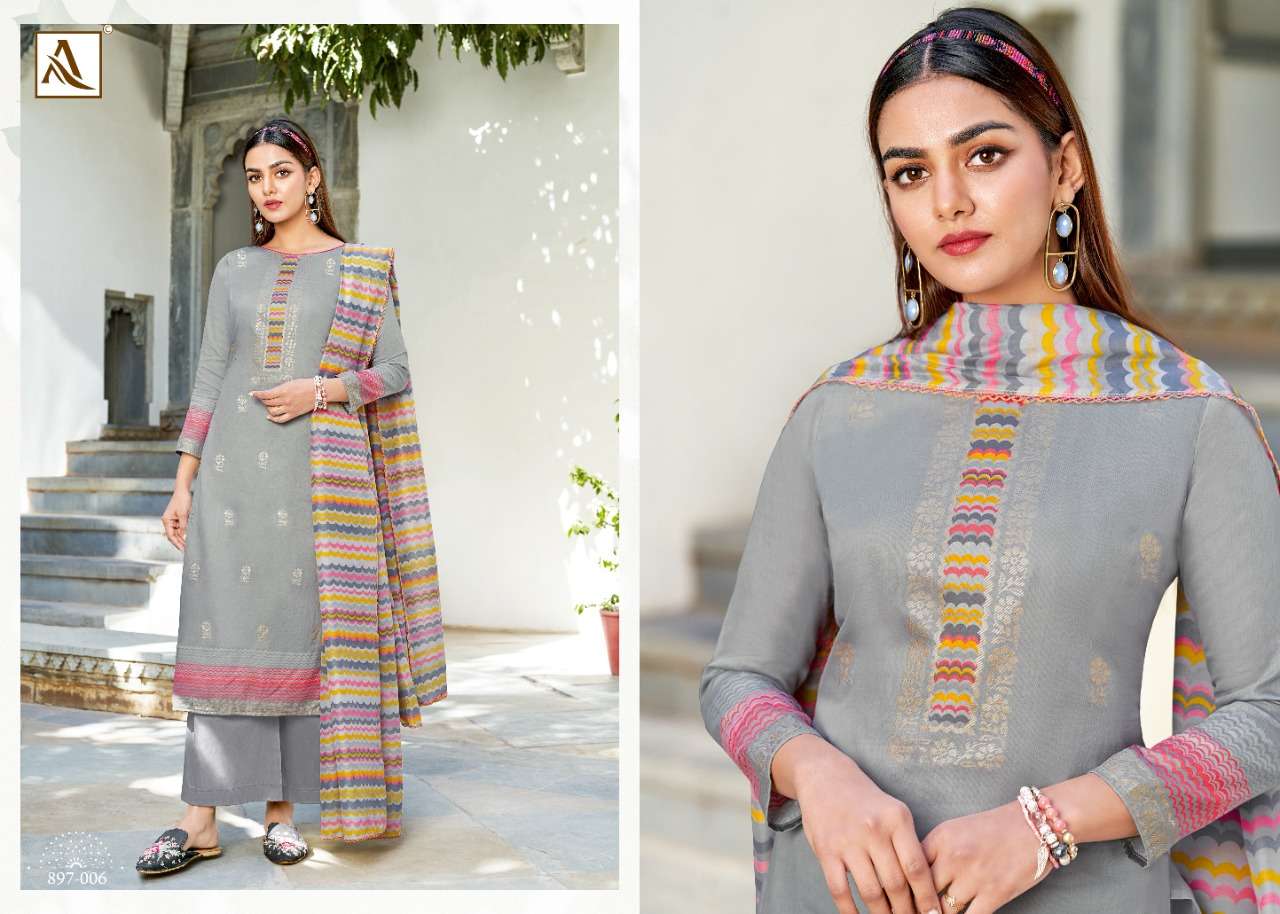 Alok Golden Girl Catalog Pure Jam Cotton Fancy Designer Dress Materials 