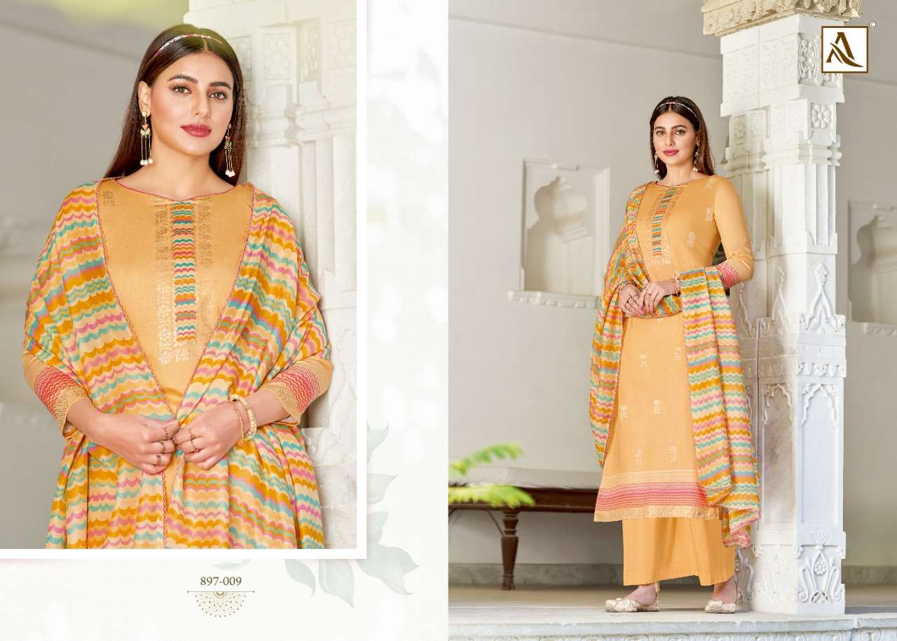 Alok Golden Girl Catalog Pure Jam Cotton Fancy Designer Dress Materials 