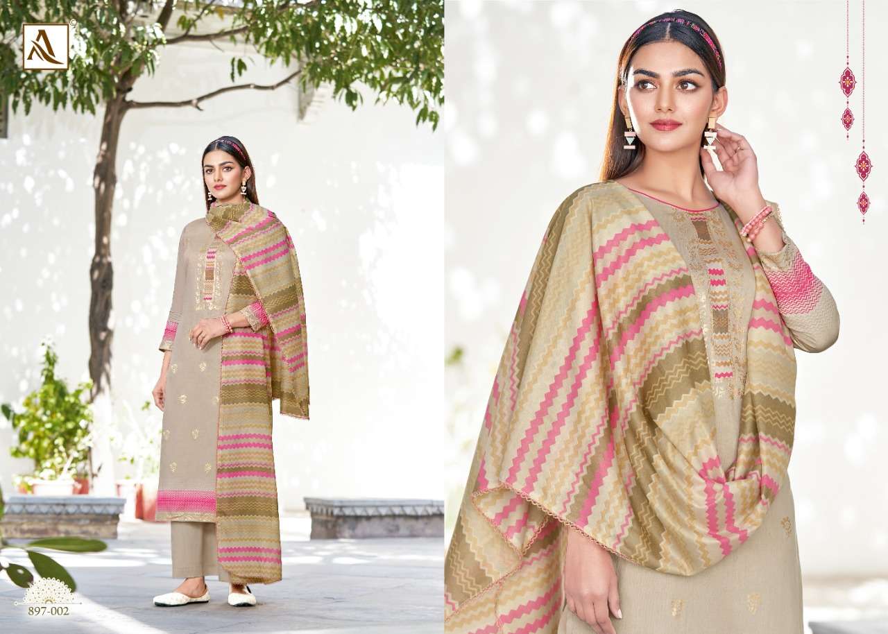 Alok Golden Girl Catalog Pure Jam Cotton Fancy Designer Dress Materials 