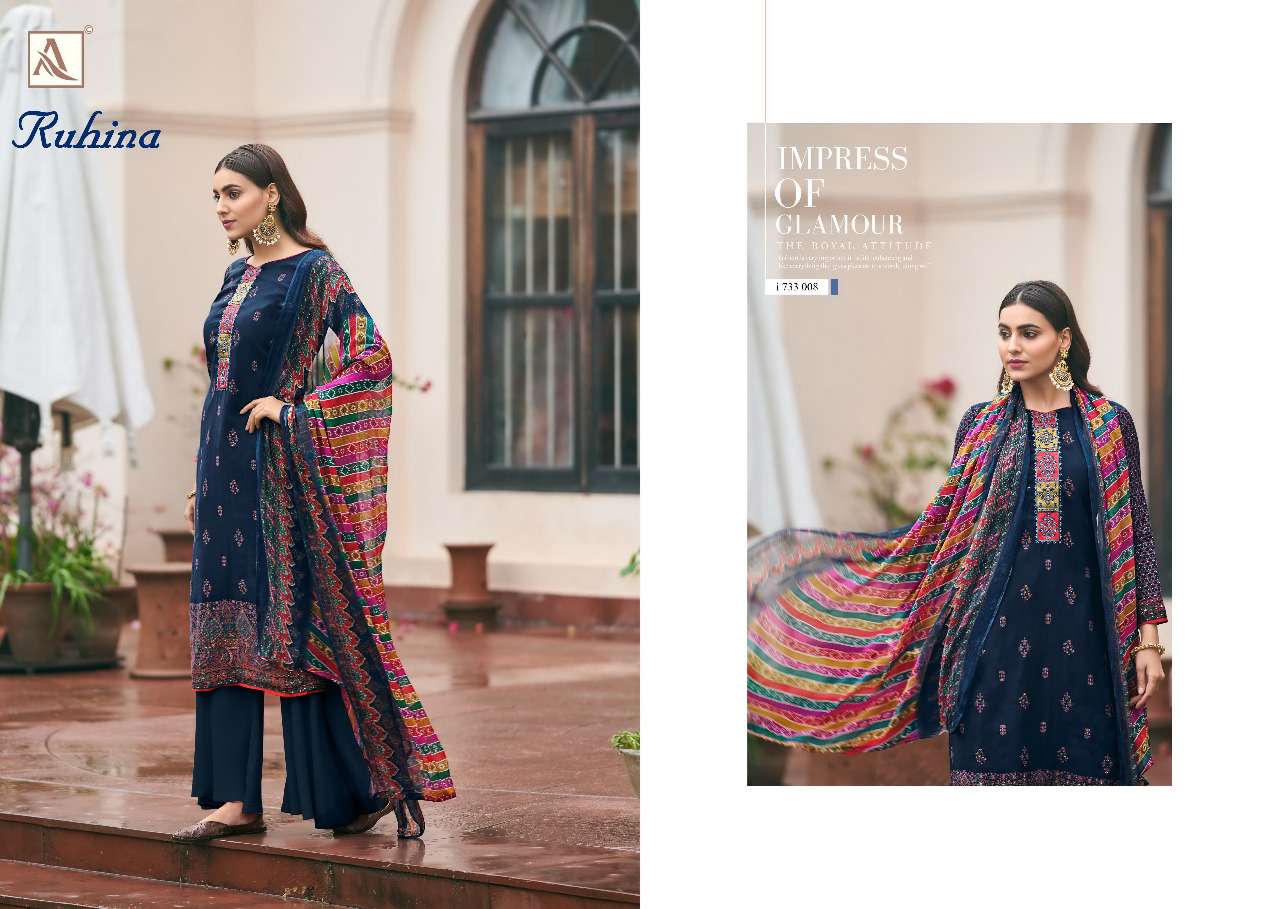 Alok Ruhina  catalog  viscous silk Buy Latest Dress Materials