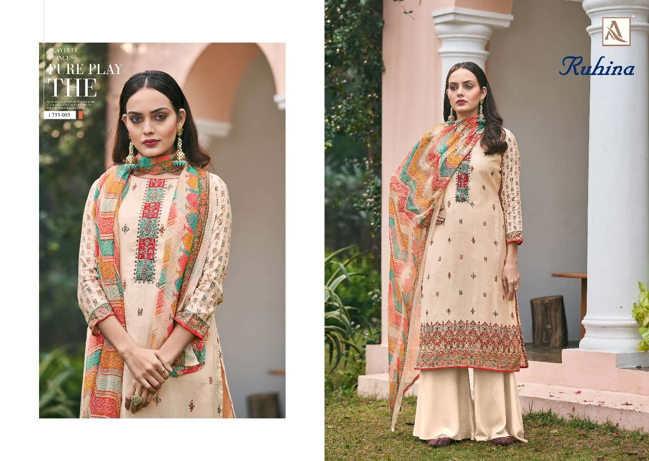 Alok Ruhina  catalog  viscous silk Buy Latest Dress Materials