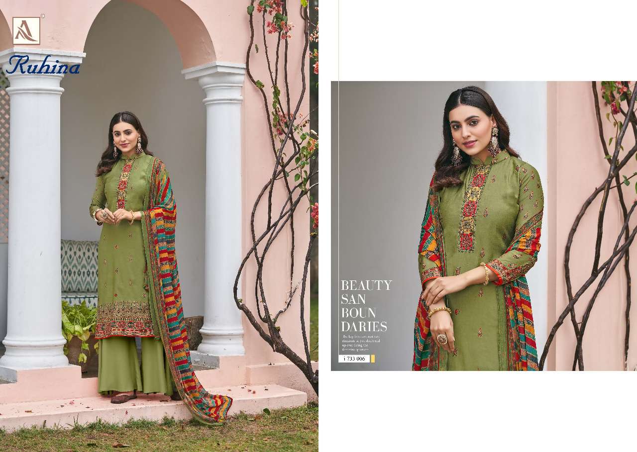 Alok Ruhina  catalog  viscous silk Buy Latest Dress Materials
