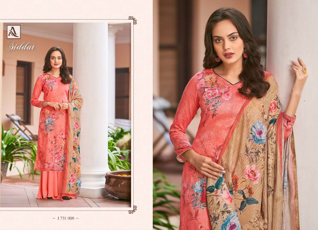 Alok Siddat Catalog Cotton Printed Designer Wear Dress Materials
