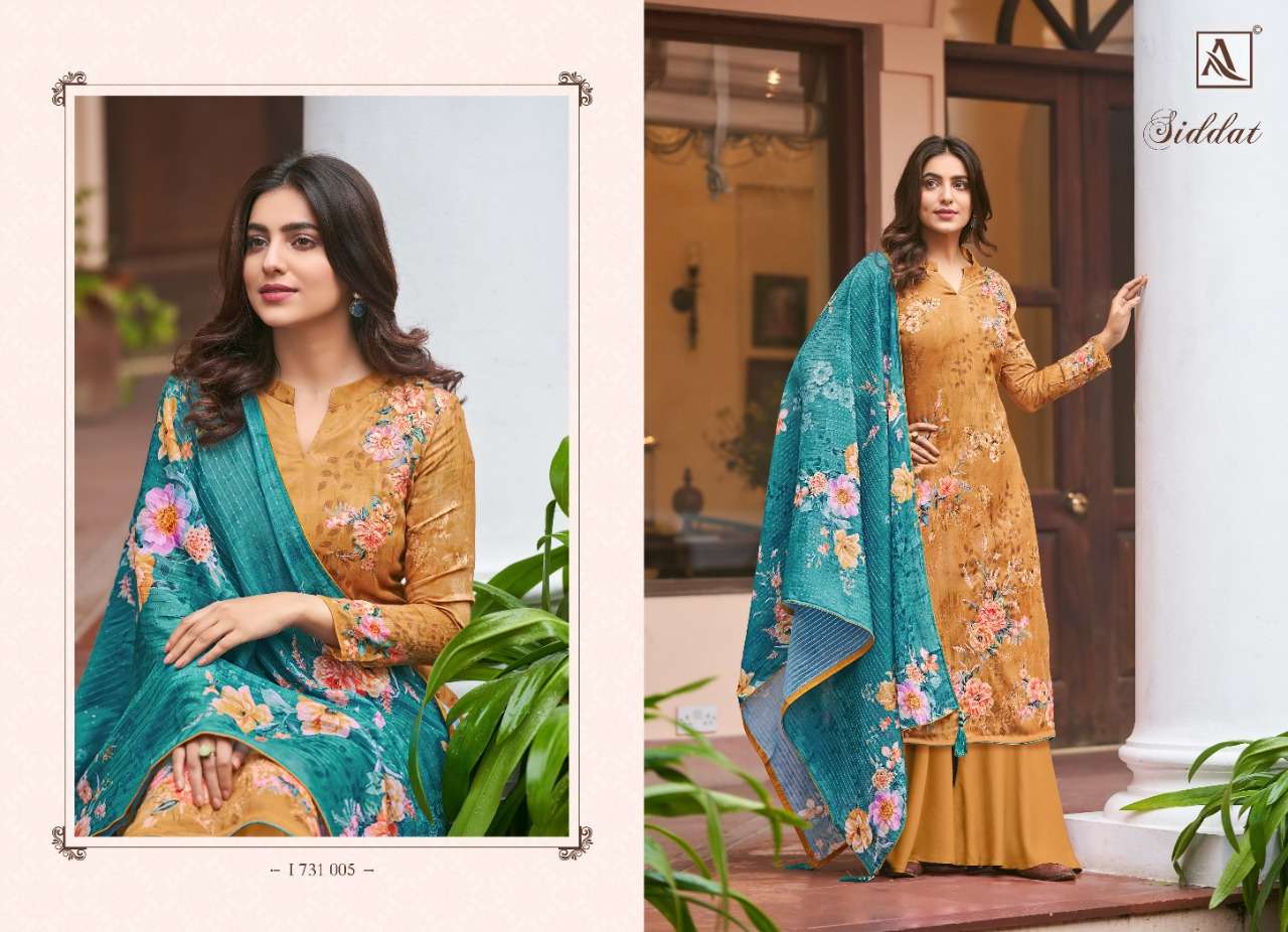 Alok Siddat Catalog Cotton Printed Designer Wear Dress Materials