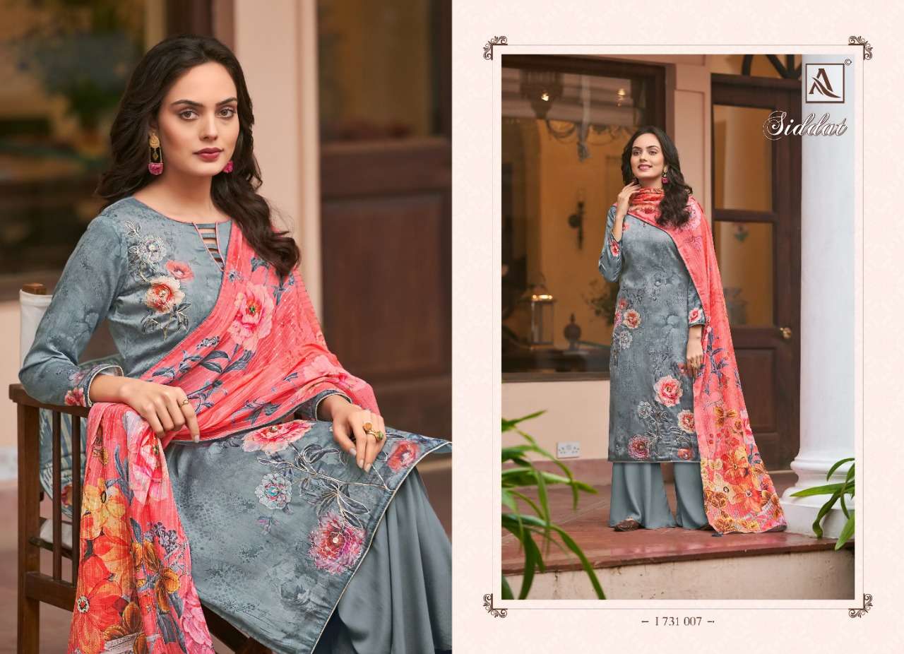 Alok Siddat Catalog Cotton Printed Designer Wear Dress Materials