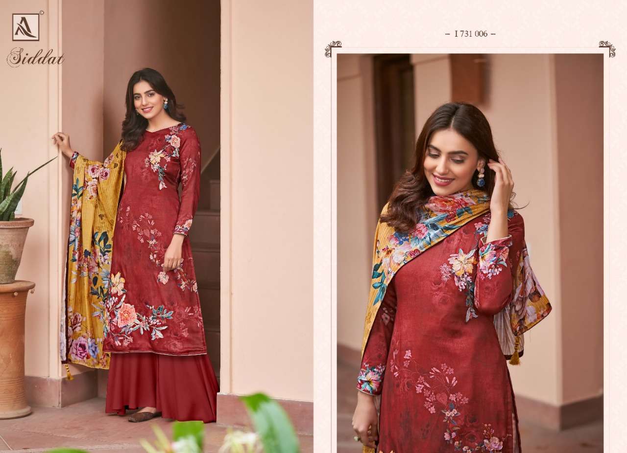 Alok Siddat Catalog Cotton Printed Designer Wear Dress Materials