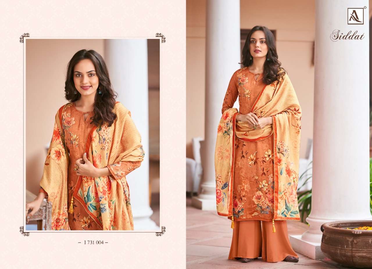 Alok Siddat Catalog Cotton Printed Designer Wear Dress Materials