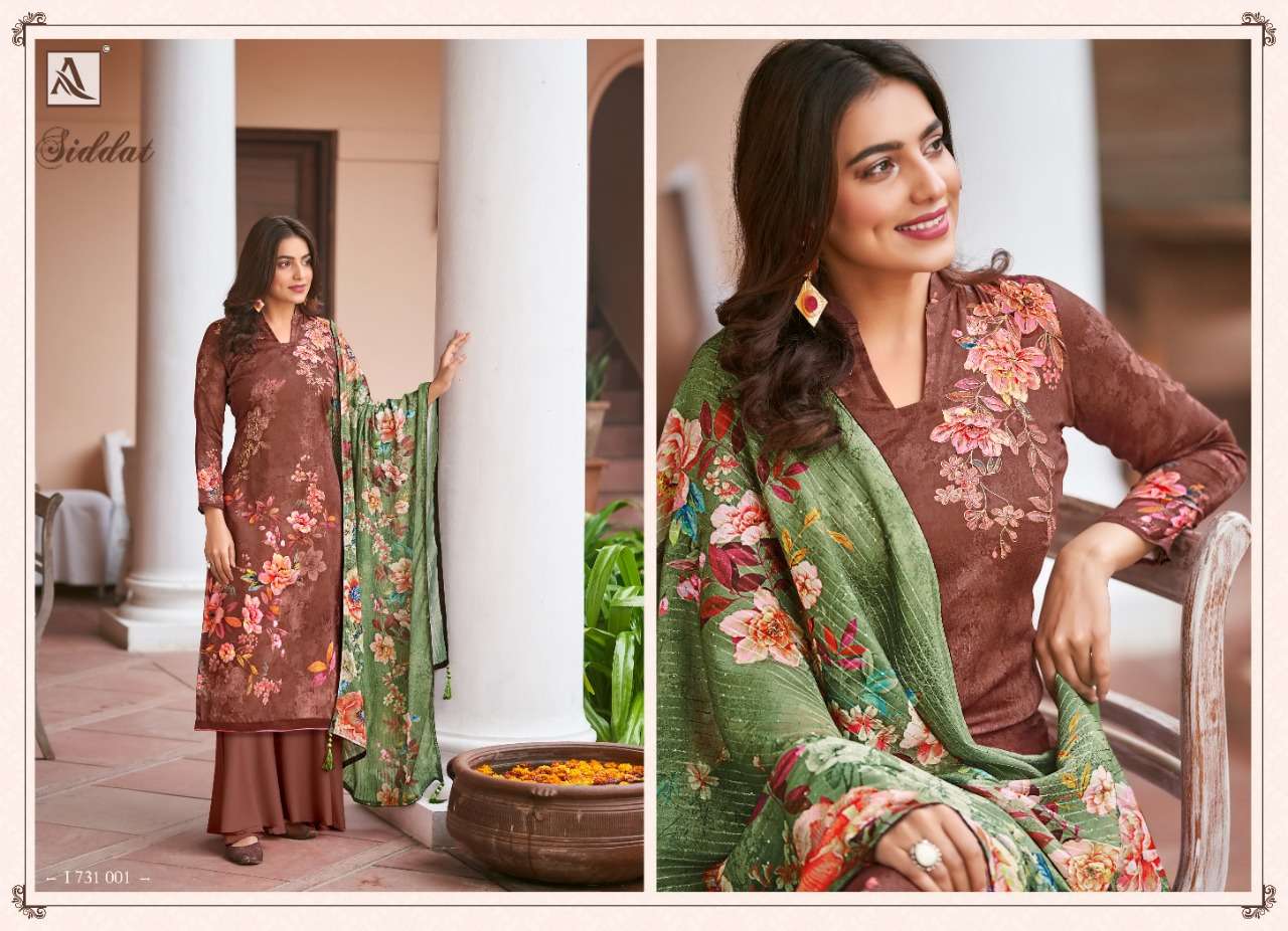 Alok Siddat Catalog Cotton Printed Designer Wear Dress Materials