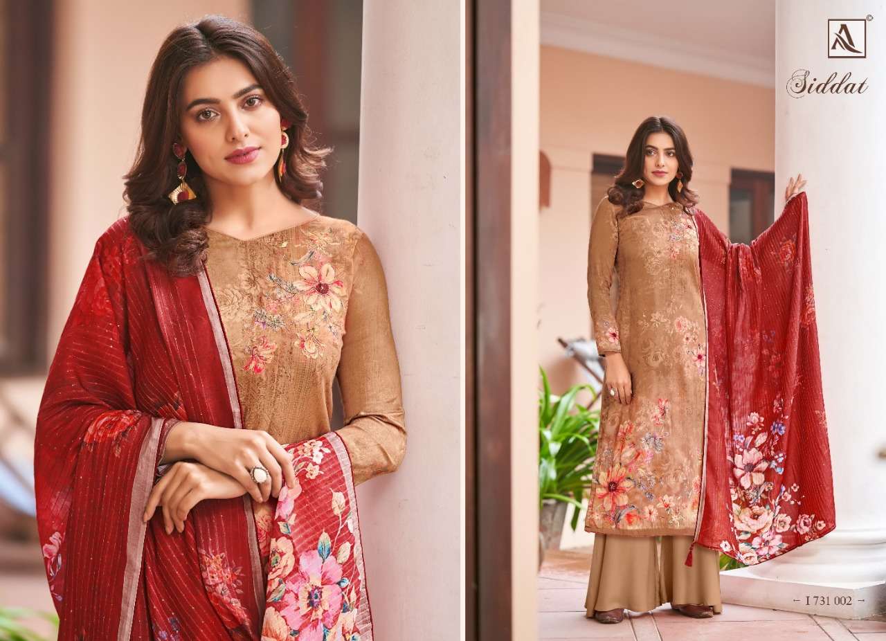 Alok Siddat Catalog Cotton Printed Designer Wear Dress Materials